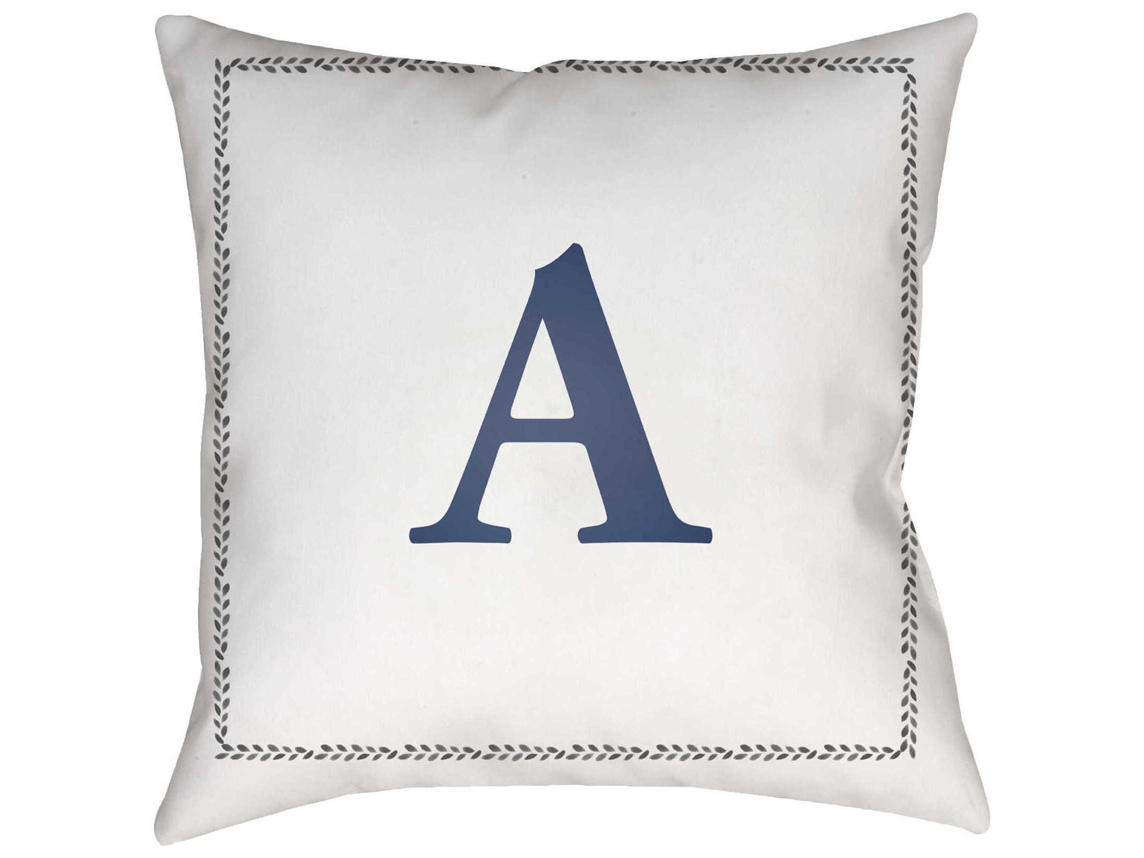 Livabliss by Surya Initials A Pillow