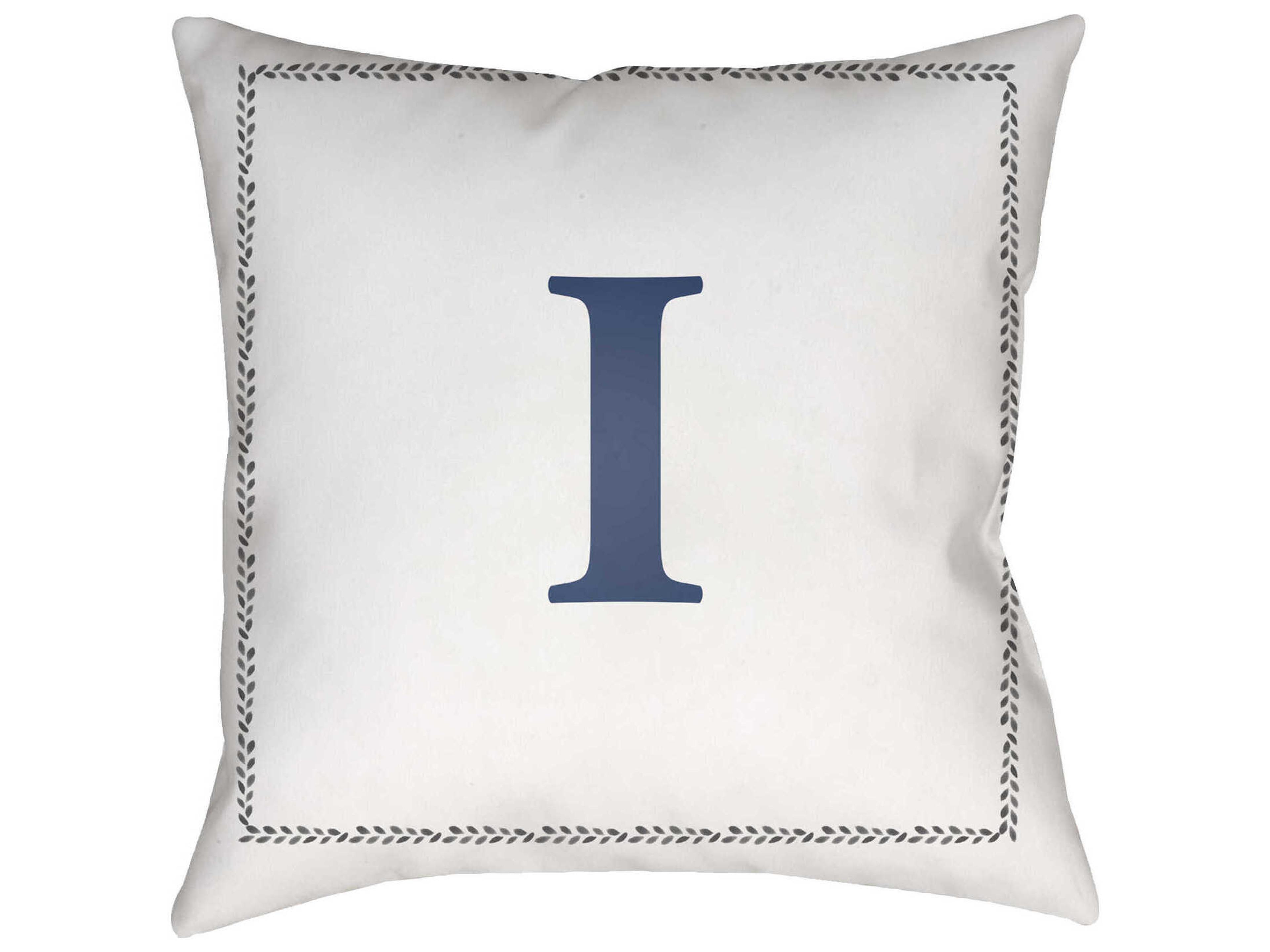 Livabliss by Surya Initials I Pillow