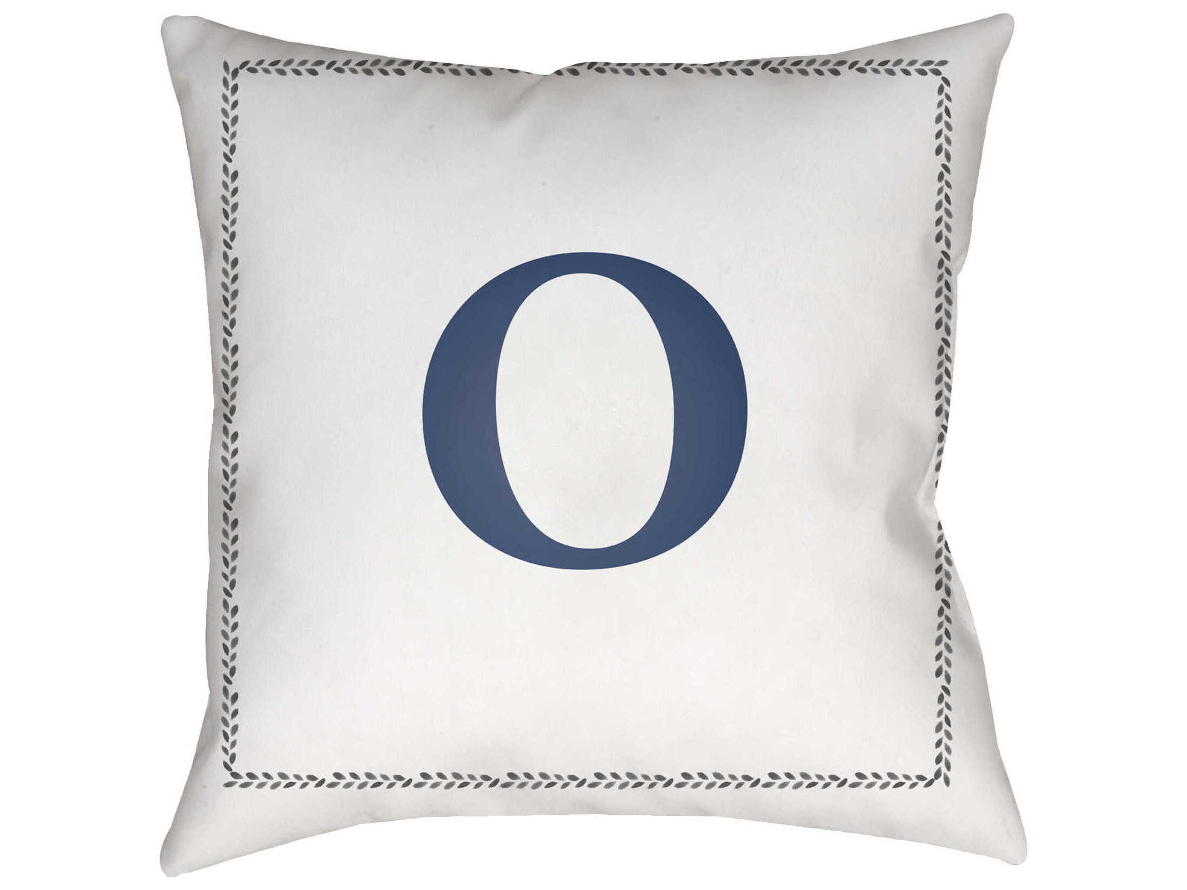 Livabliss by Surya Initials O Pillow