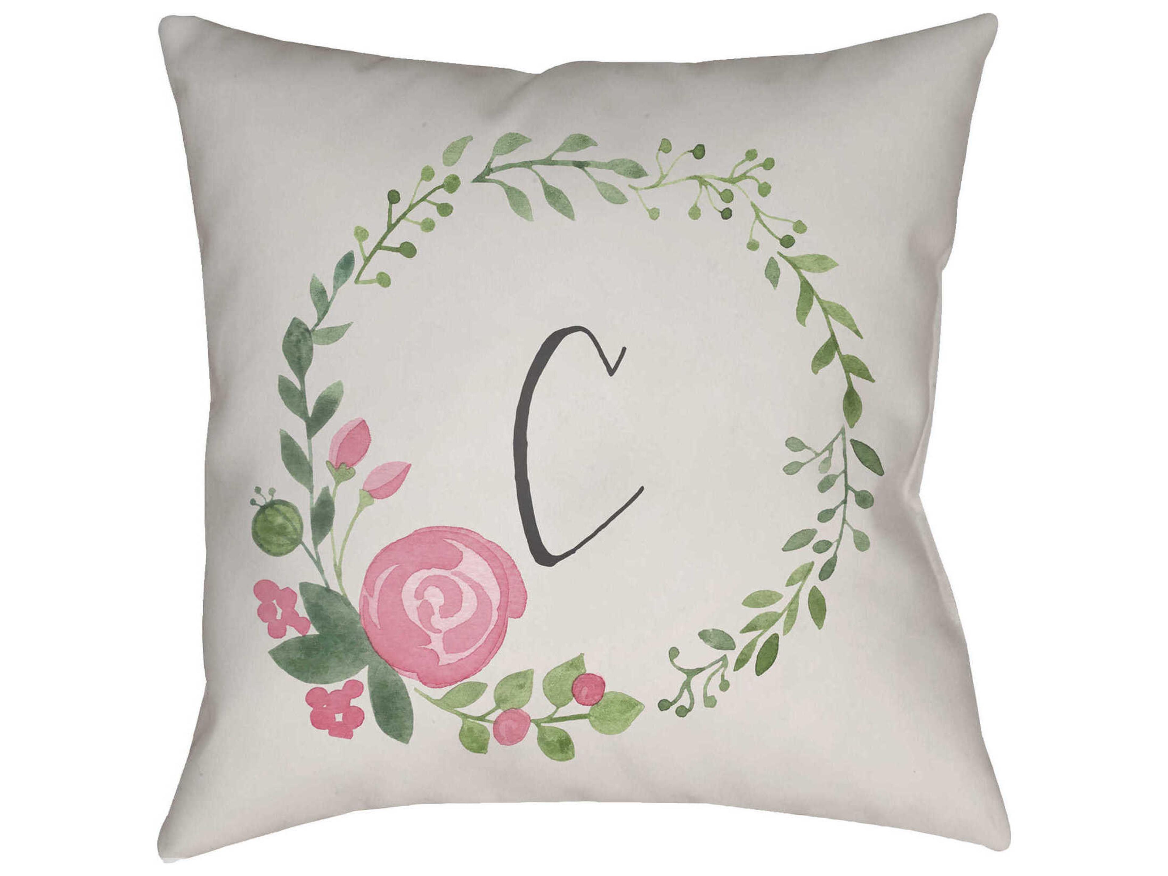 Livabliss by Surya Initials-II C Pillow