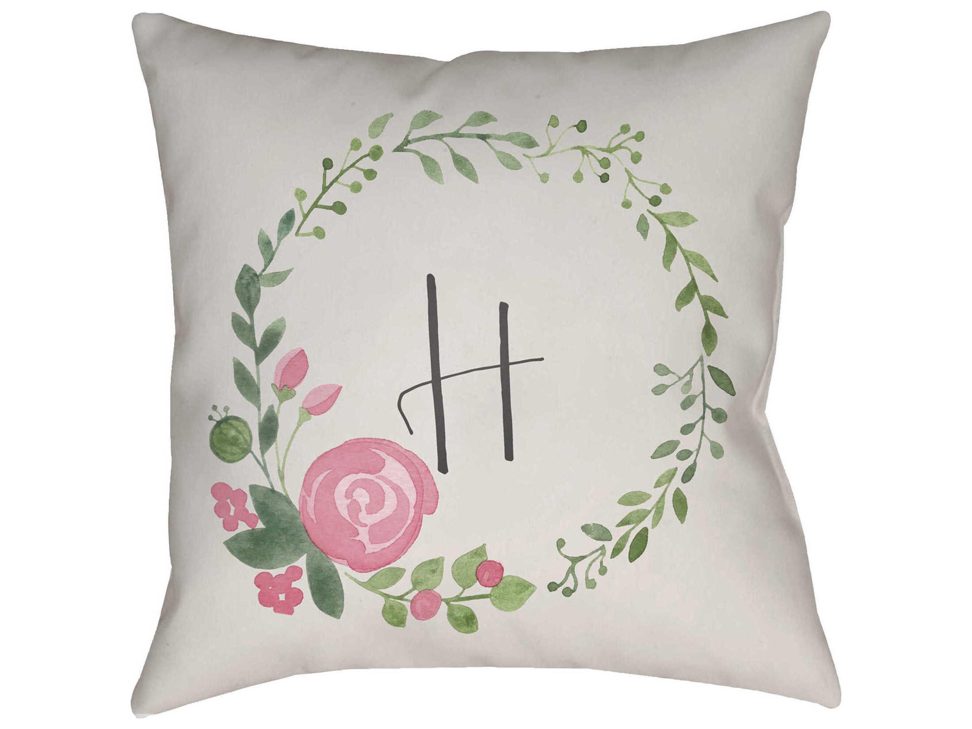 Livabliss by Surya Initials-II H Pillow