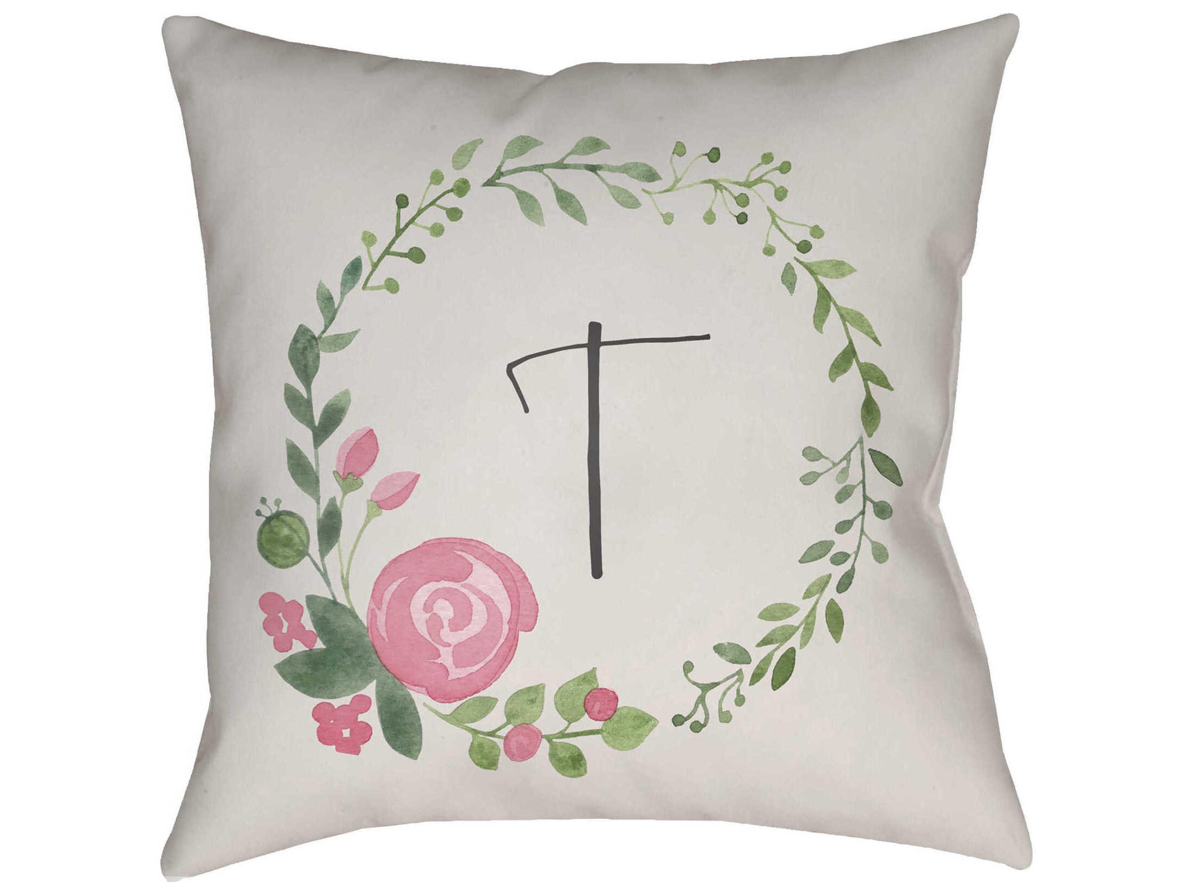 Livabliss by Surya Initials-II T Pillow
