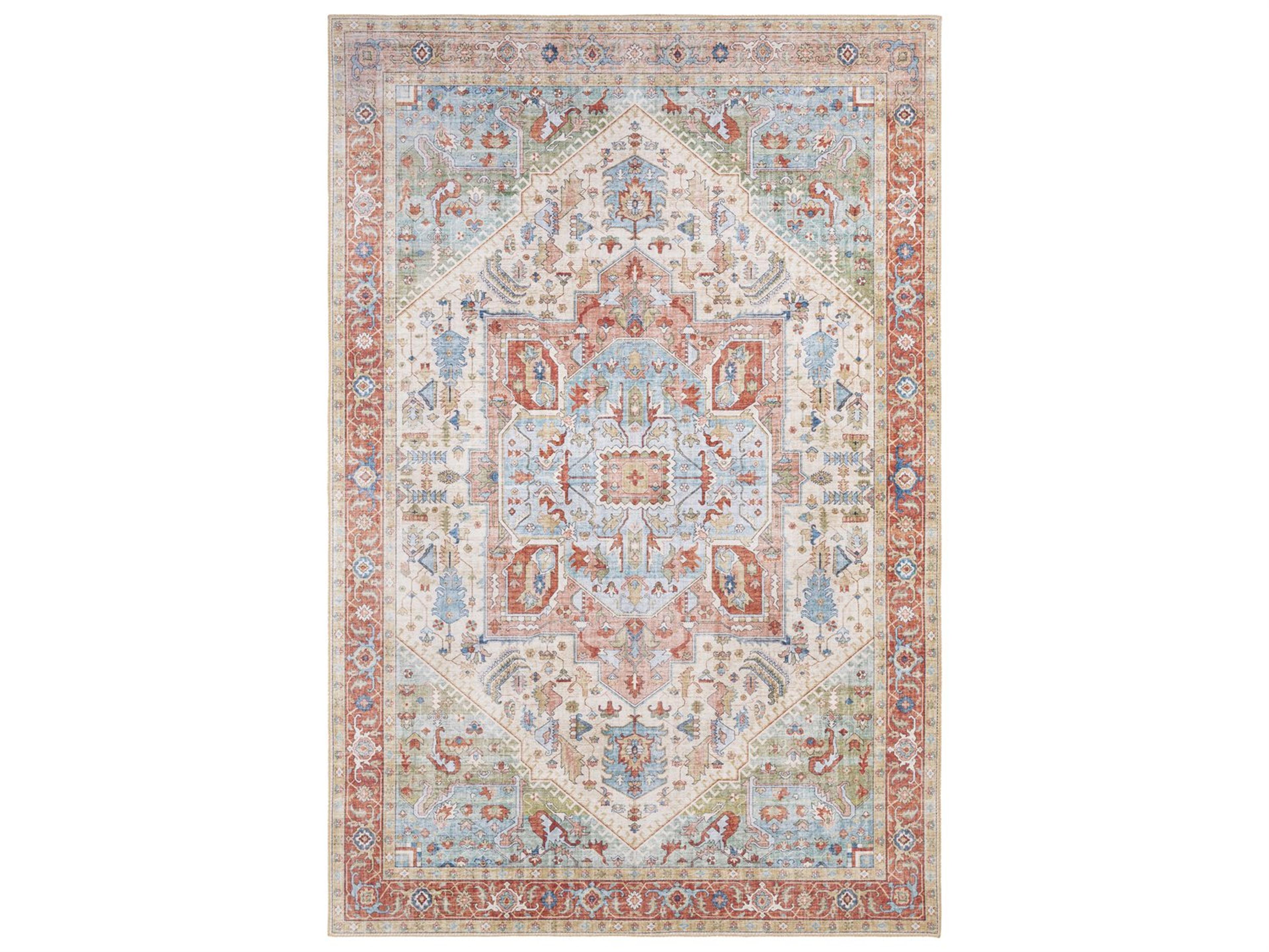 Livabliss by Surya Iris Bordered Runner Area Rug