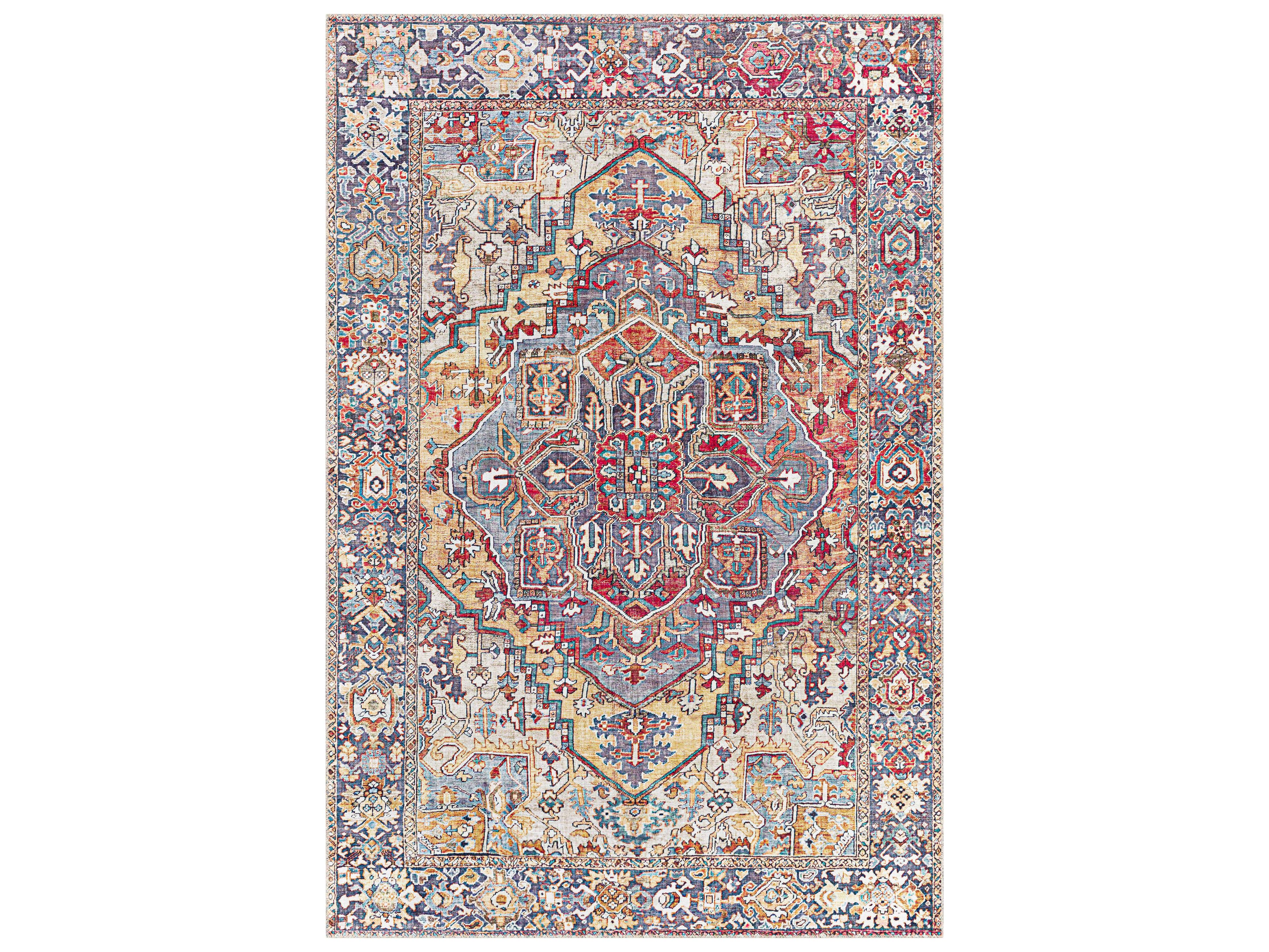 Livabliss by Surya Iris Bordered Runner Area Rug