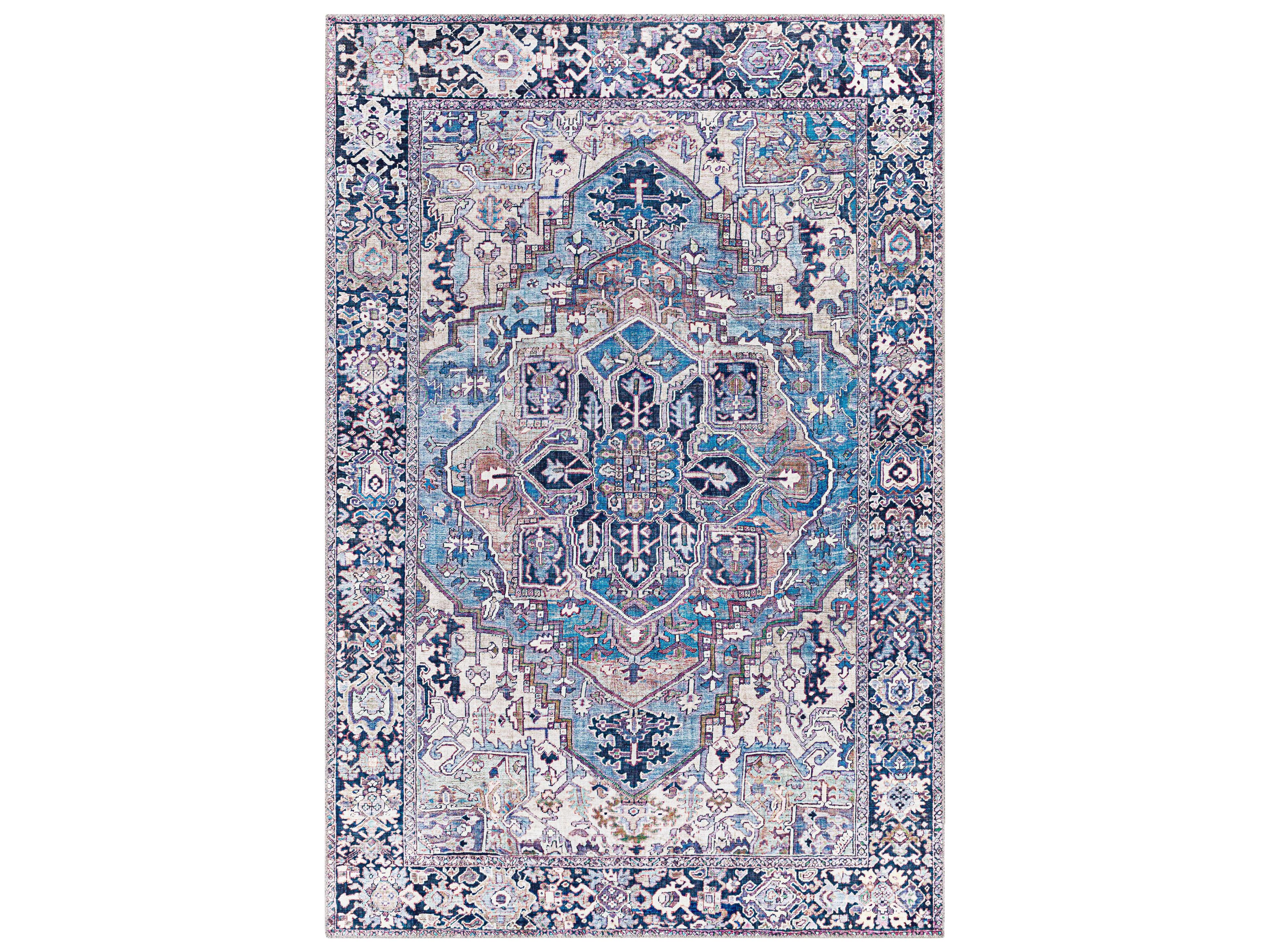 Livabliss by Surya Iris Bordered Runner Area Rug