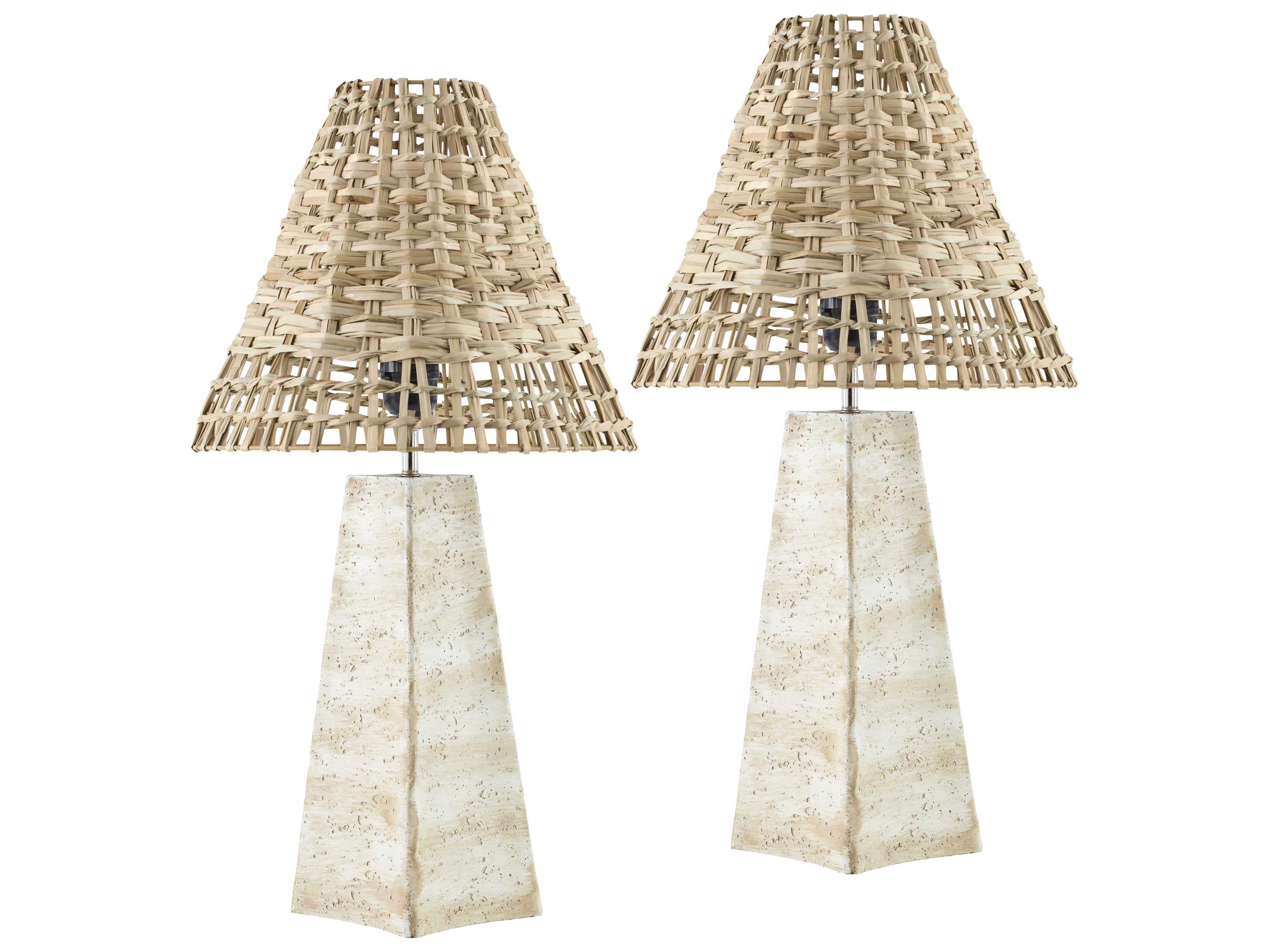 Livabliss by Surya Iskut Light Gray Table Lamp (Set of 2)