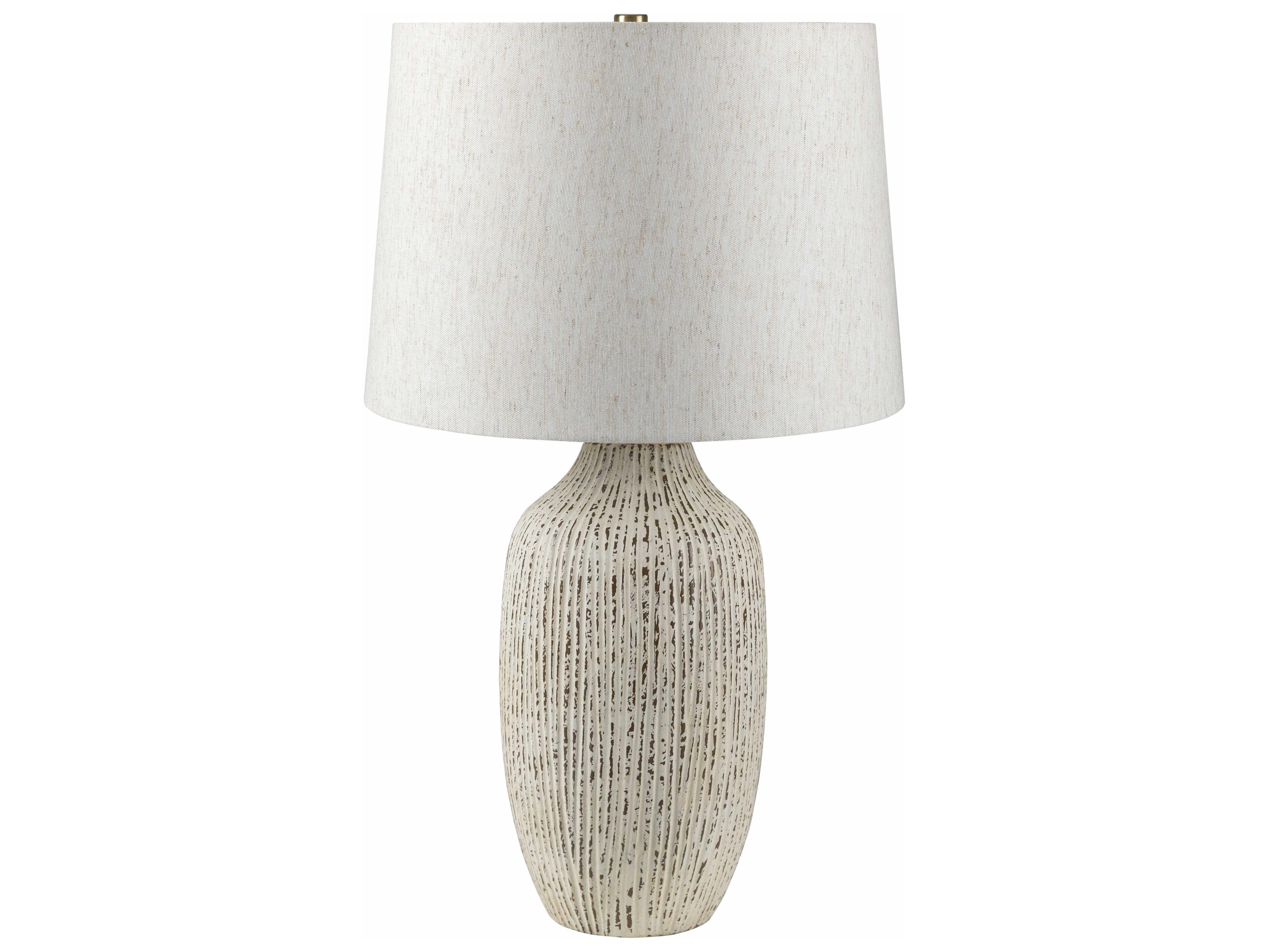 Livabliss by Surya Judarn White Buffet Lamp