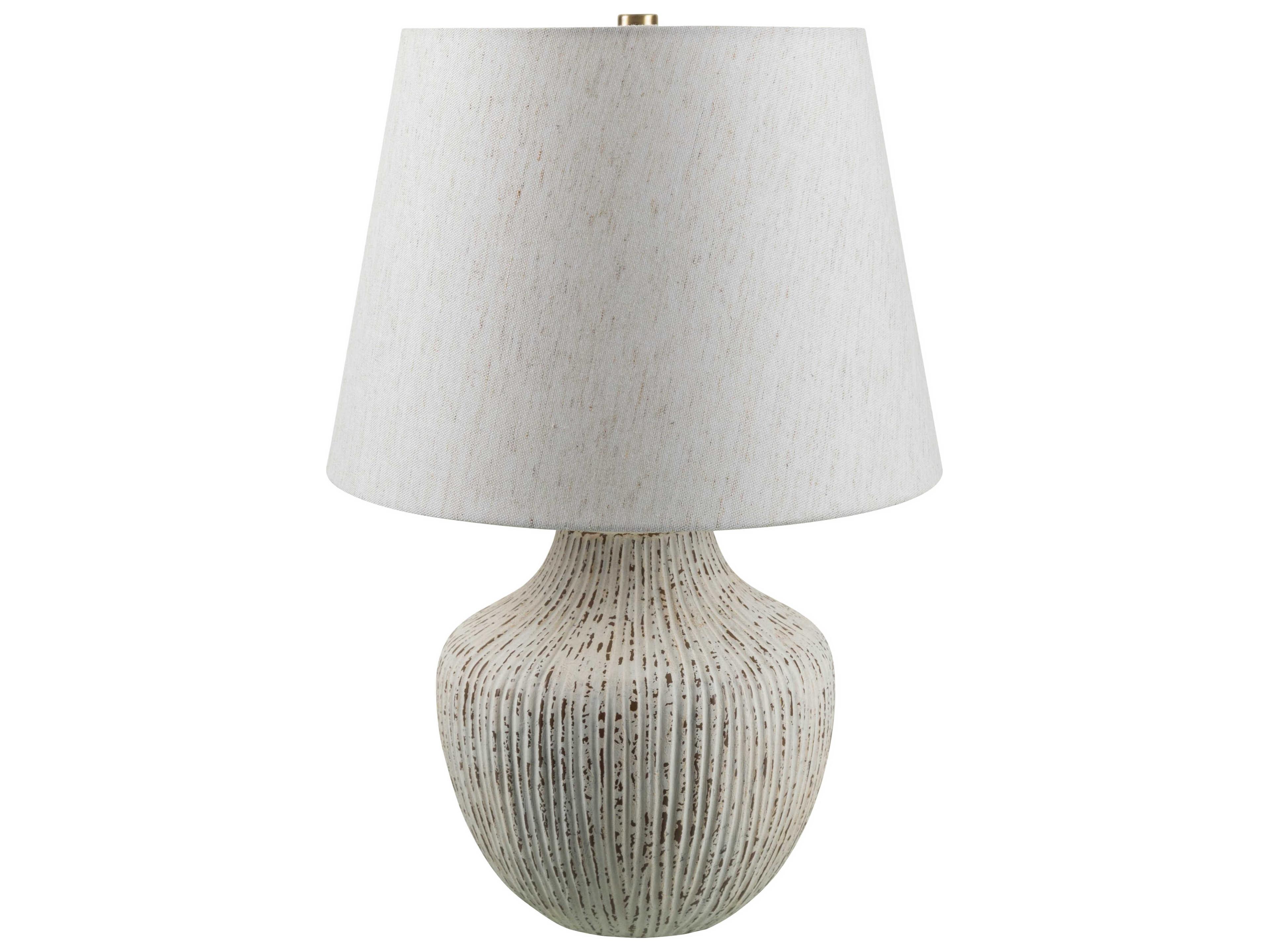 Livabliss by Surya Judarn White Table Lamp
