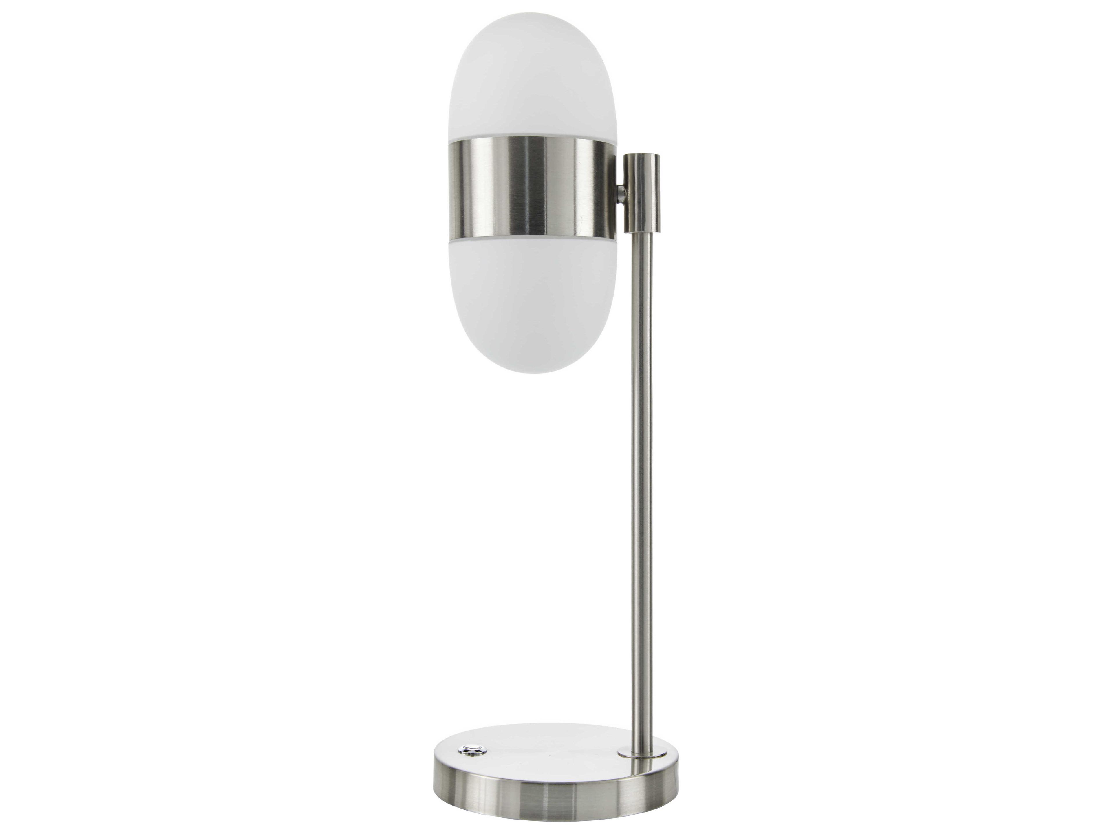 Livabliss by Surya Jonan Metallic Nickel Table Lamp