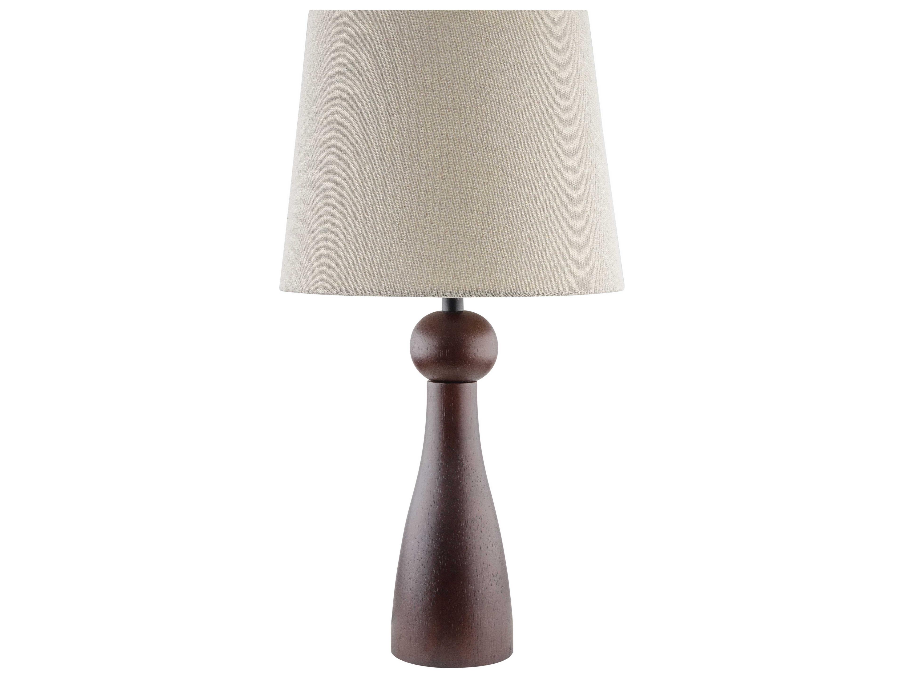 Livabliss by Surya Jatoba Dark Brown Table Lamp