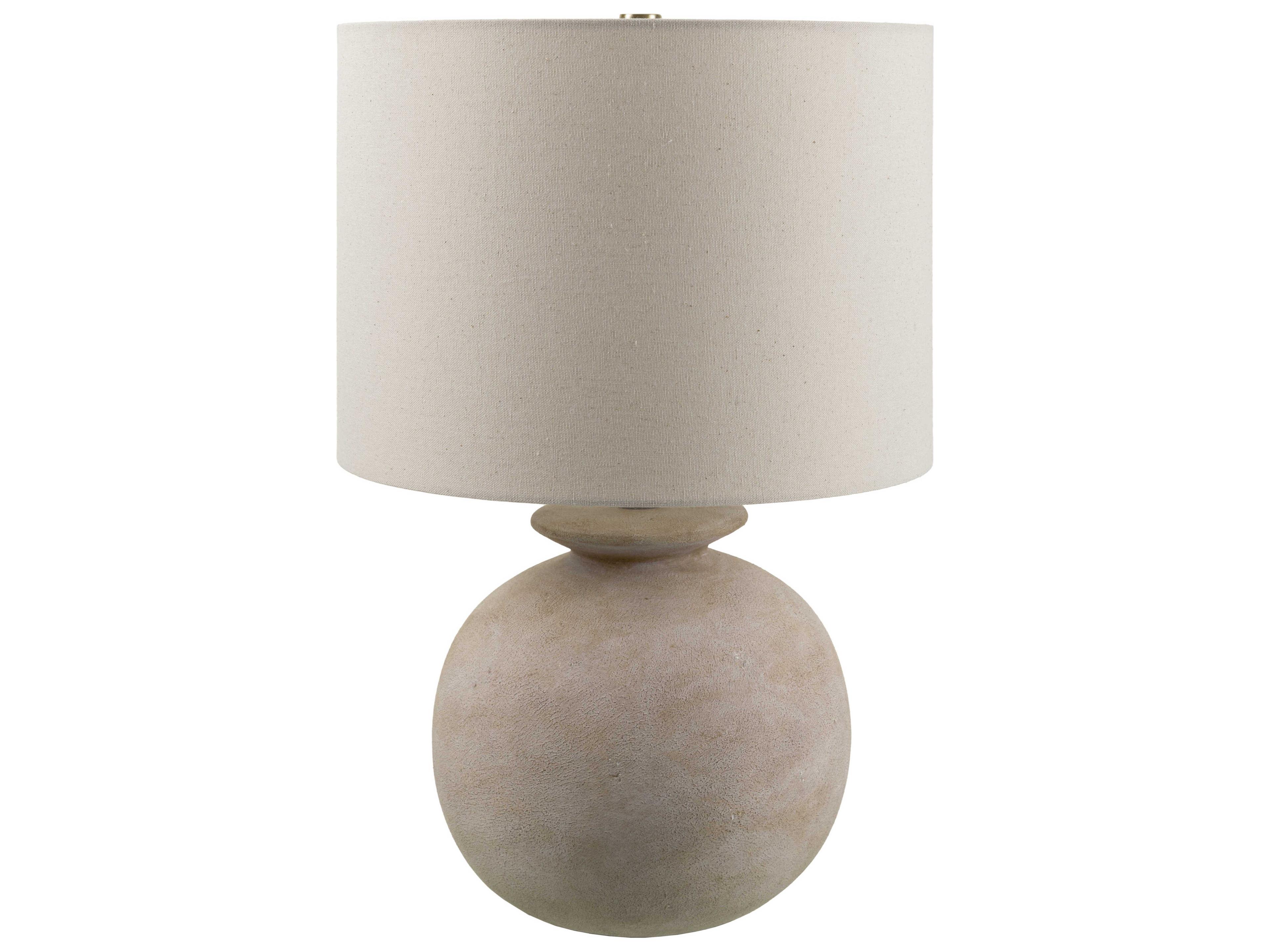 Kaia Cream Brown Table Lamp