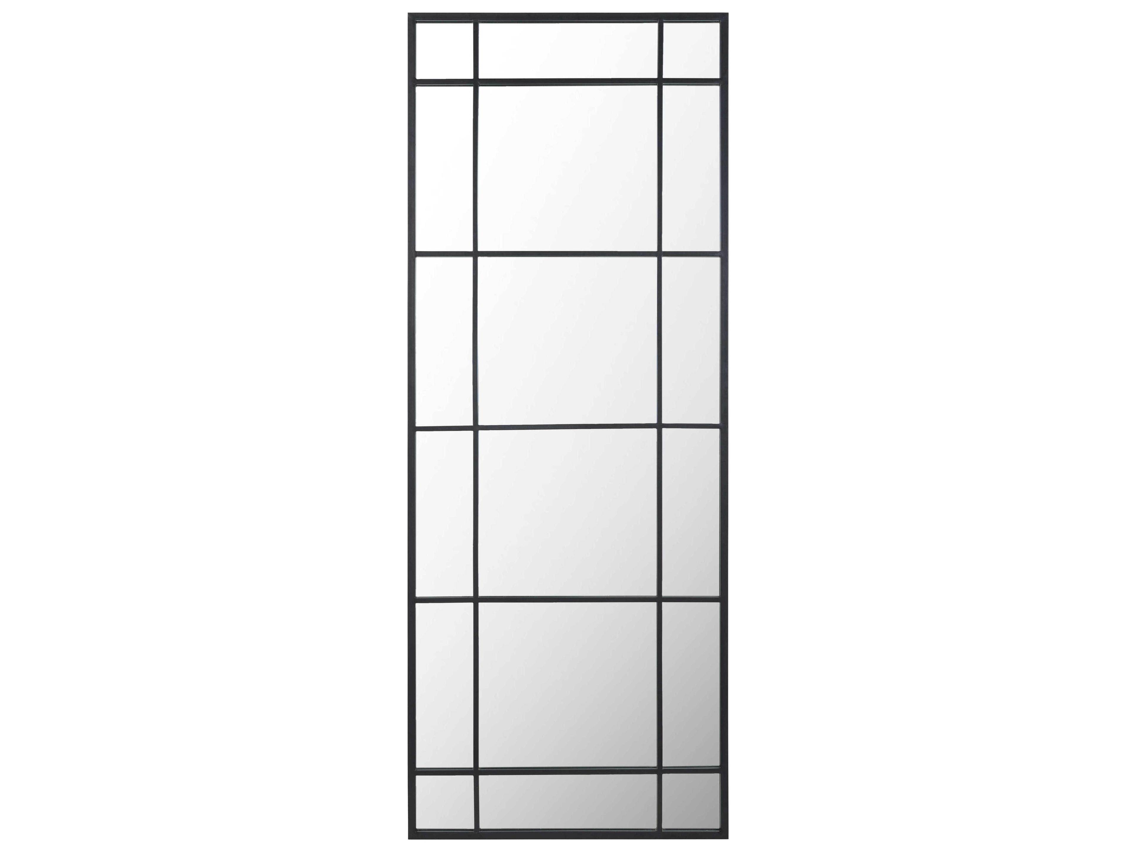 Livabliss by Surya Lanka Black Wall Mirror Rectangular
