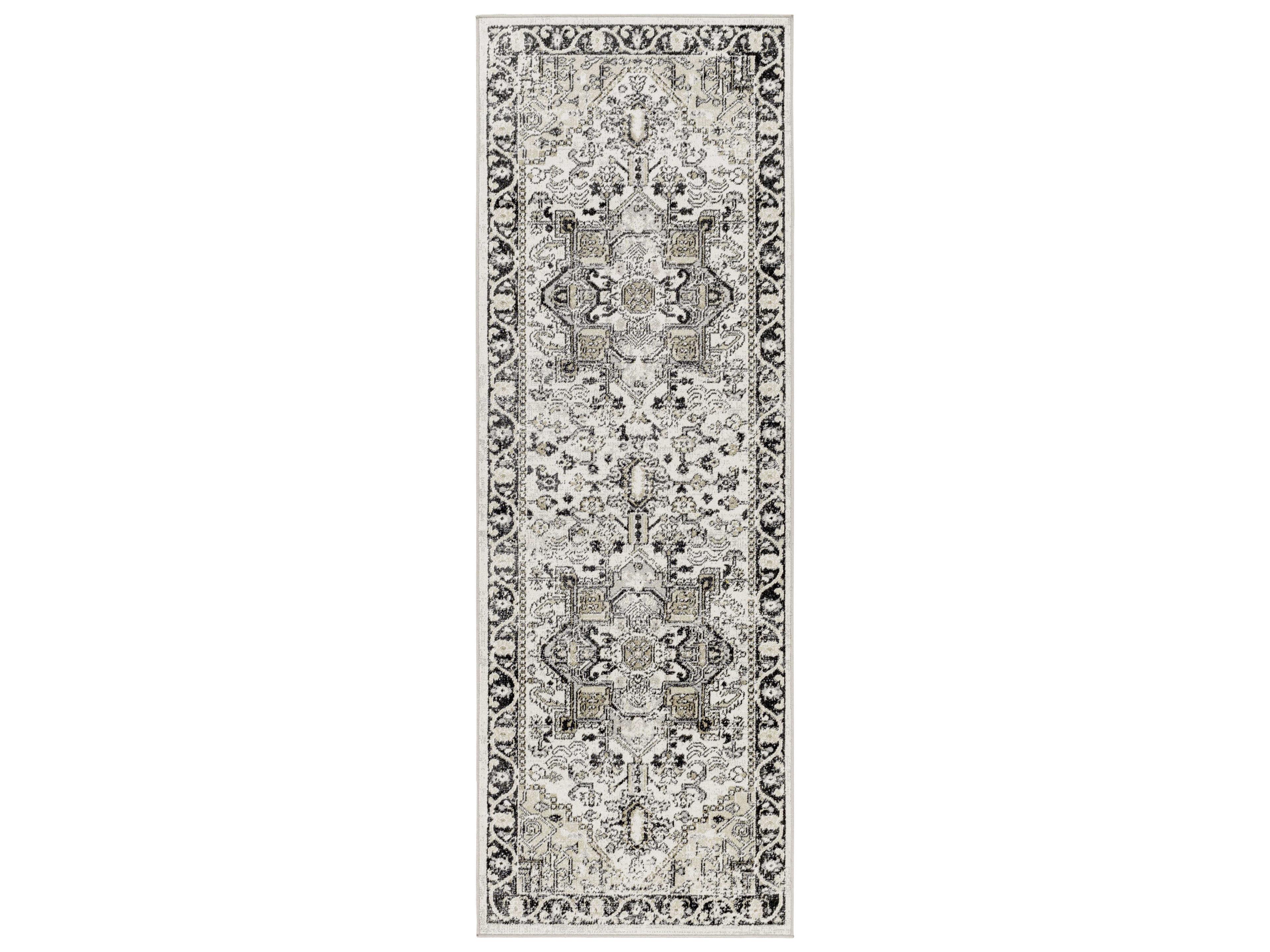 Livabliss by Surya Lavadora Bordered Runner Area Rug