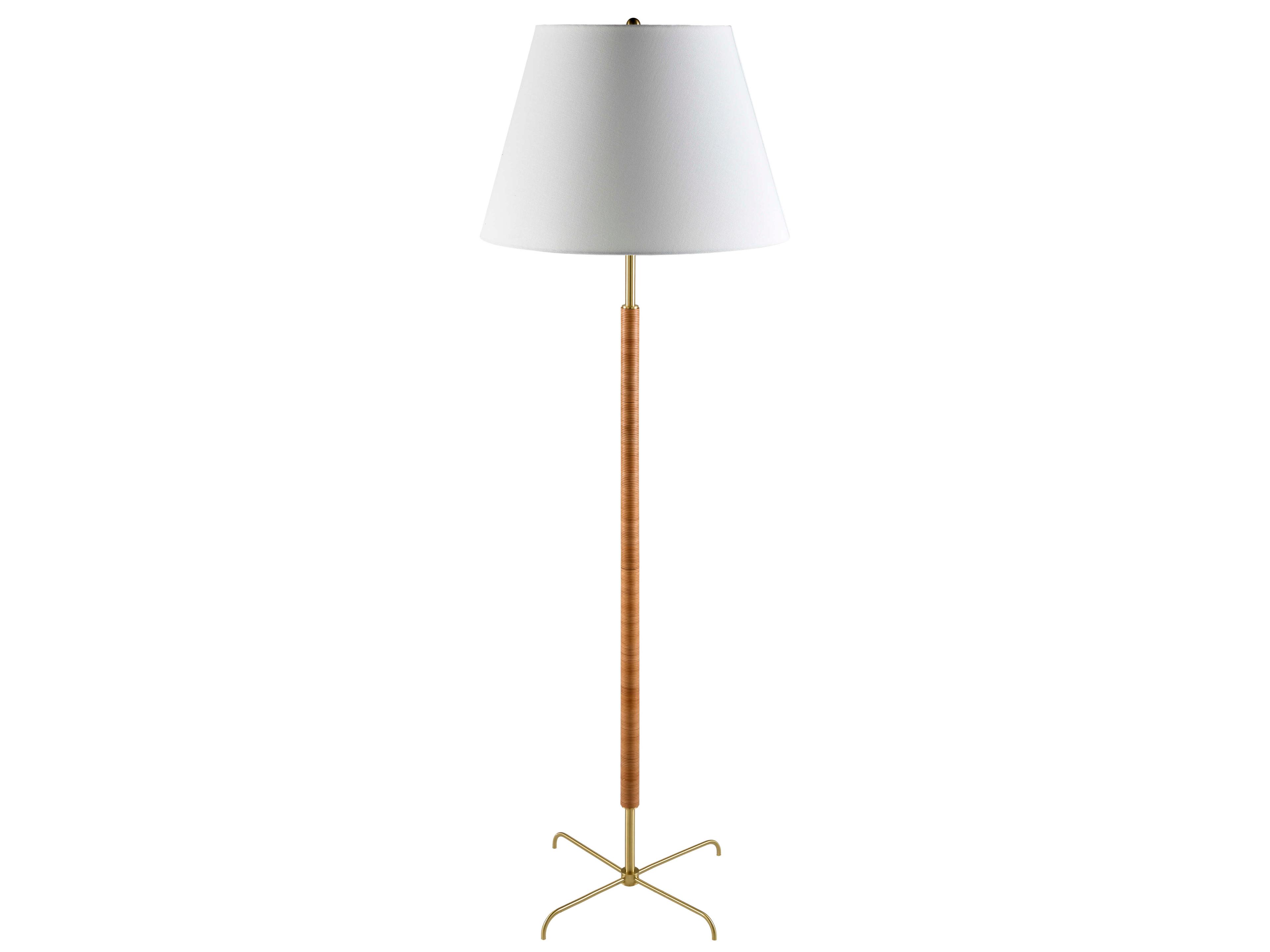 Livabliss by Surya Magda Metallic Brass Floor Lamp