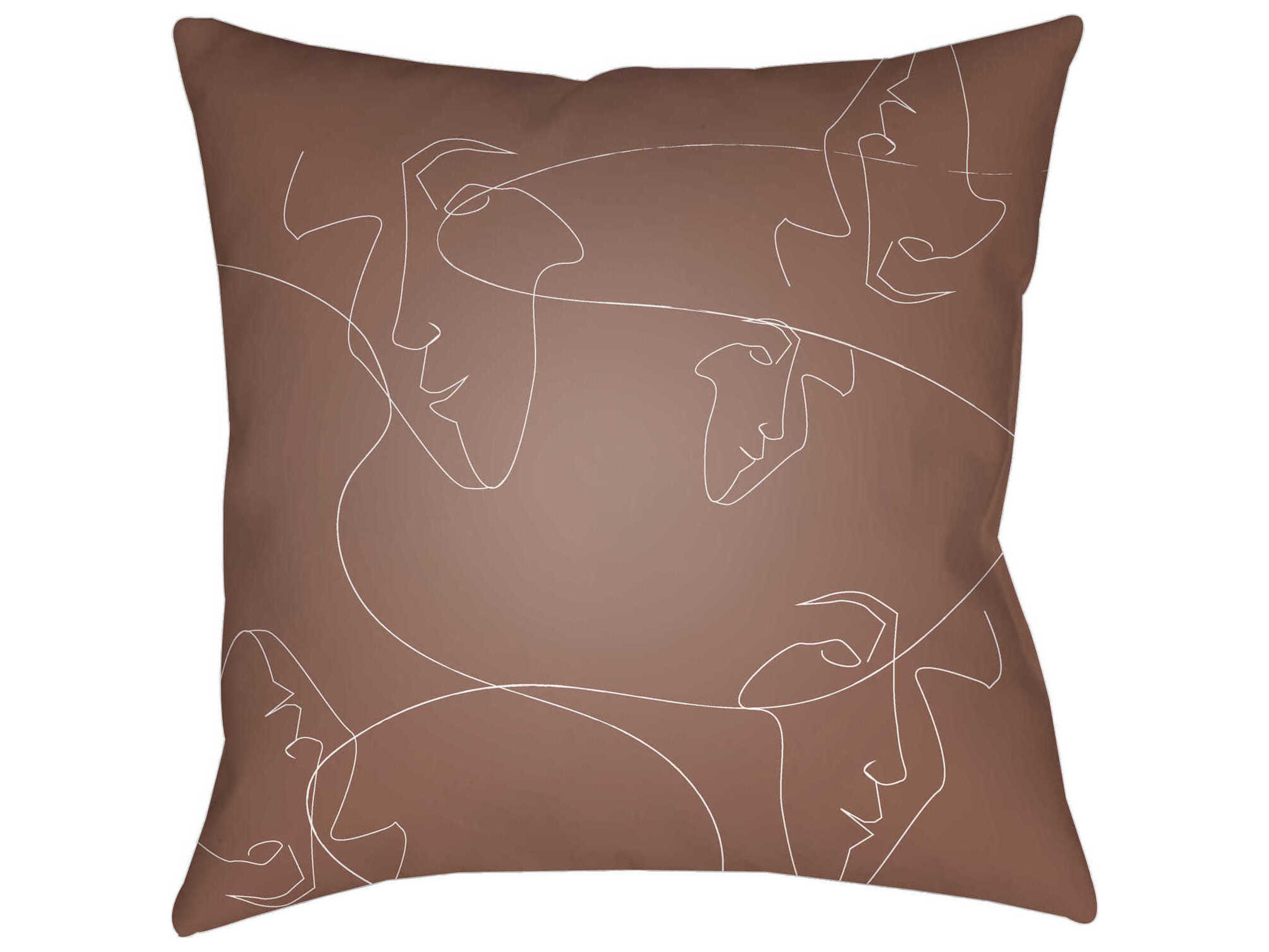 Livabliss by Surya Modern Faces Pillows