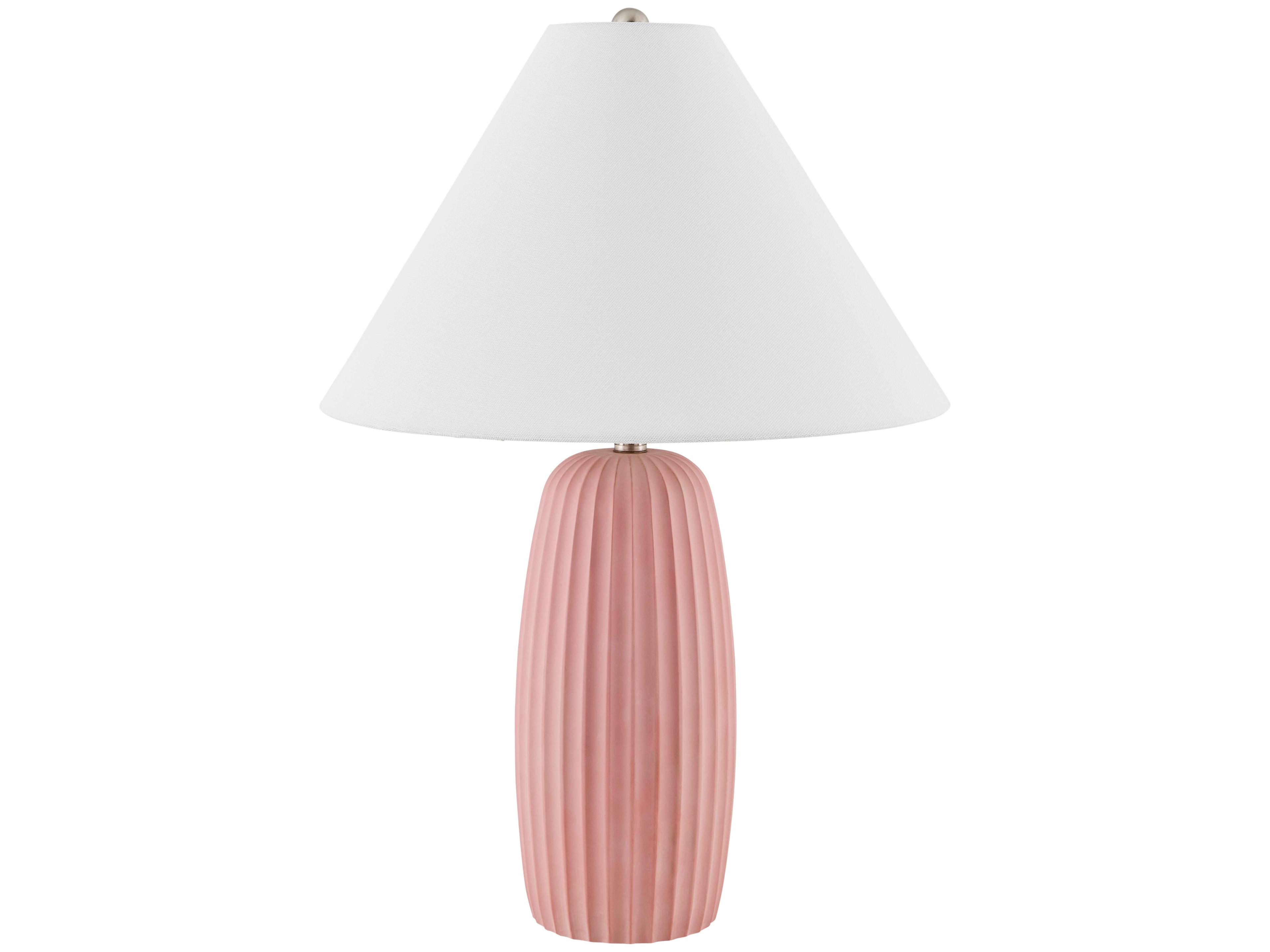 Livabliss by Surya Millau Brick Pink Table Lamp
