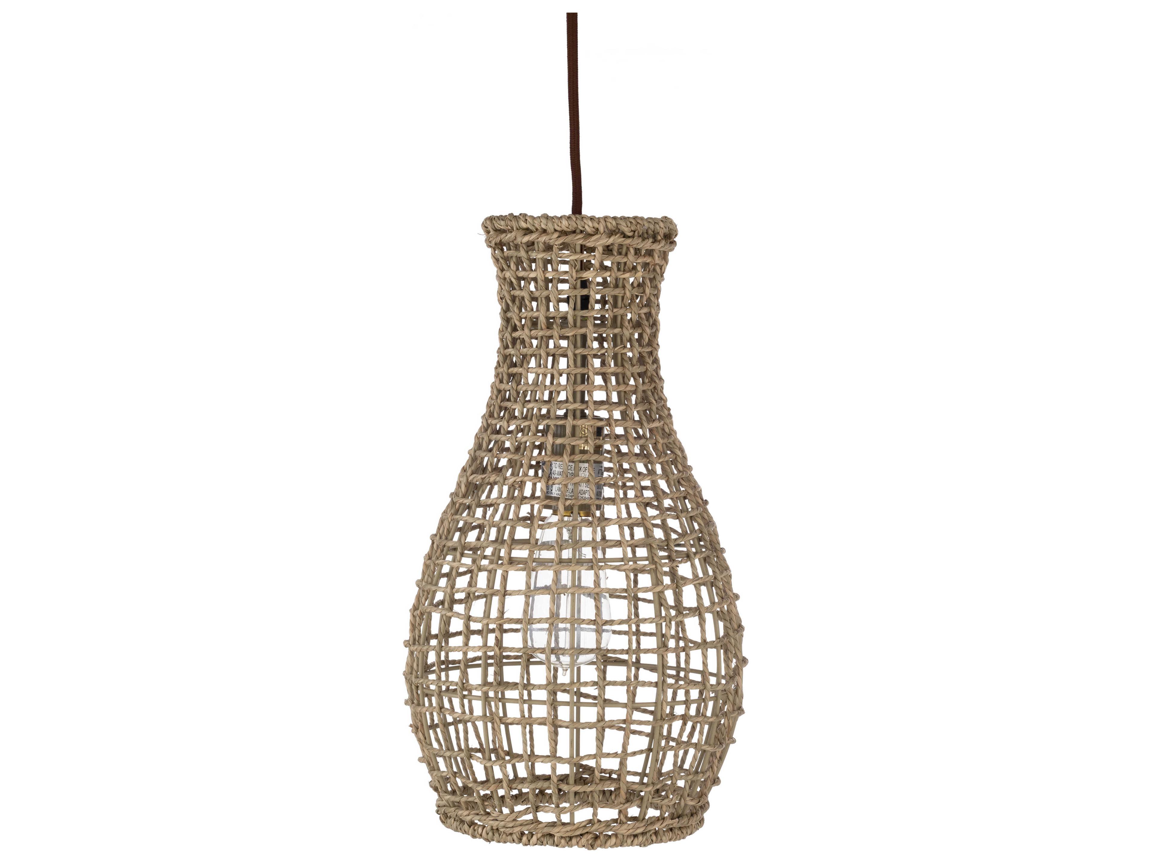 Livabliss by Surya Manning 1-Light Cream Bronze Mini Pendant