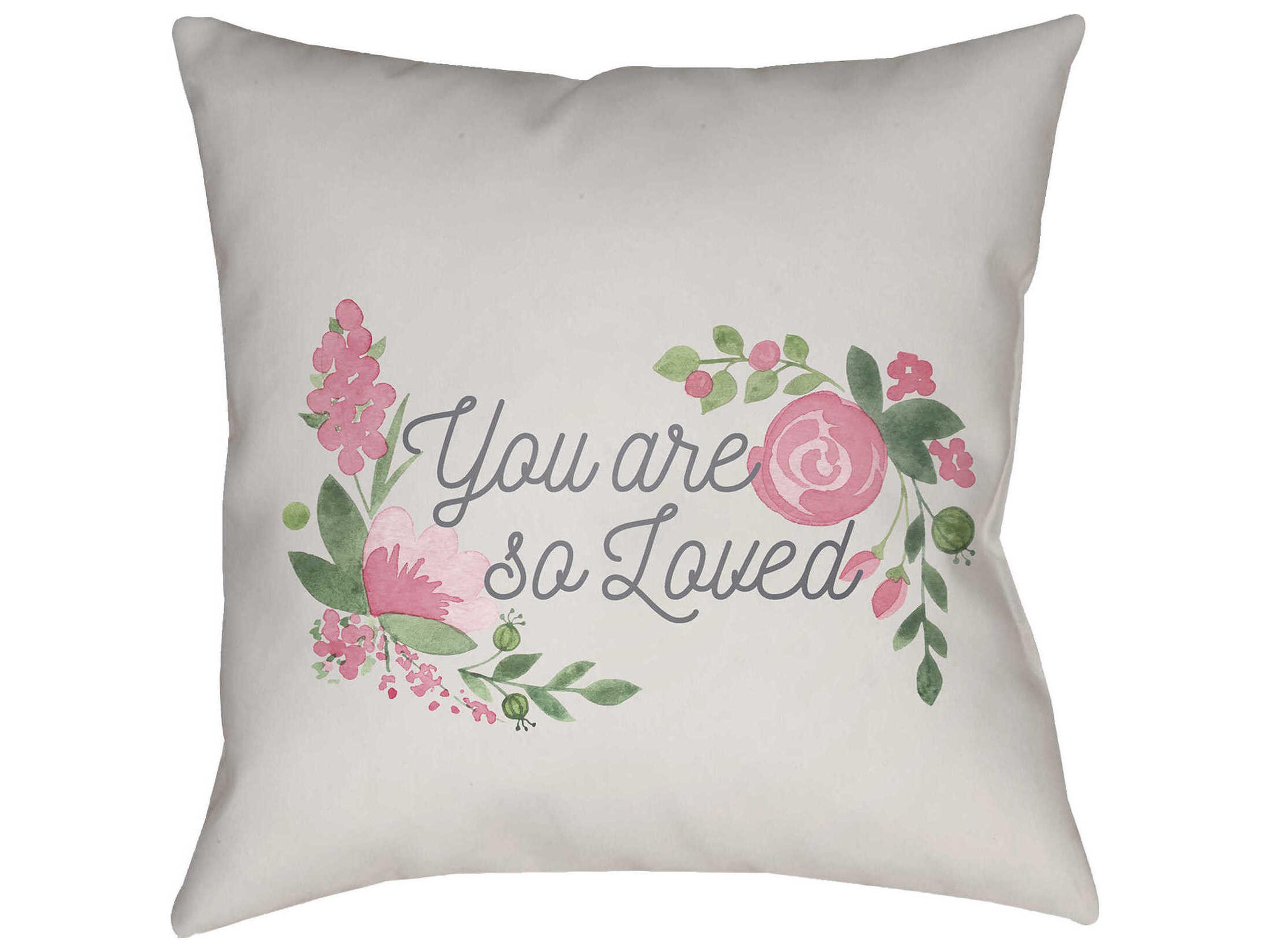 Livabliss by Surya You Are Loved Pillow