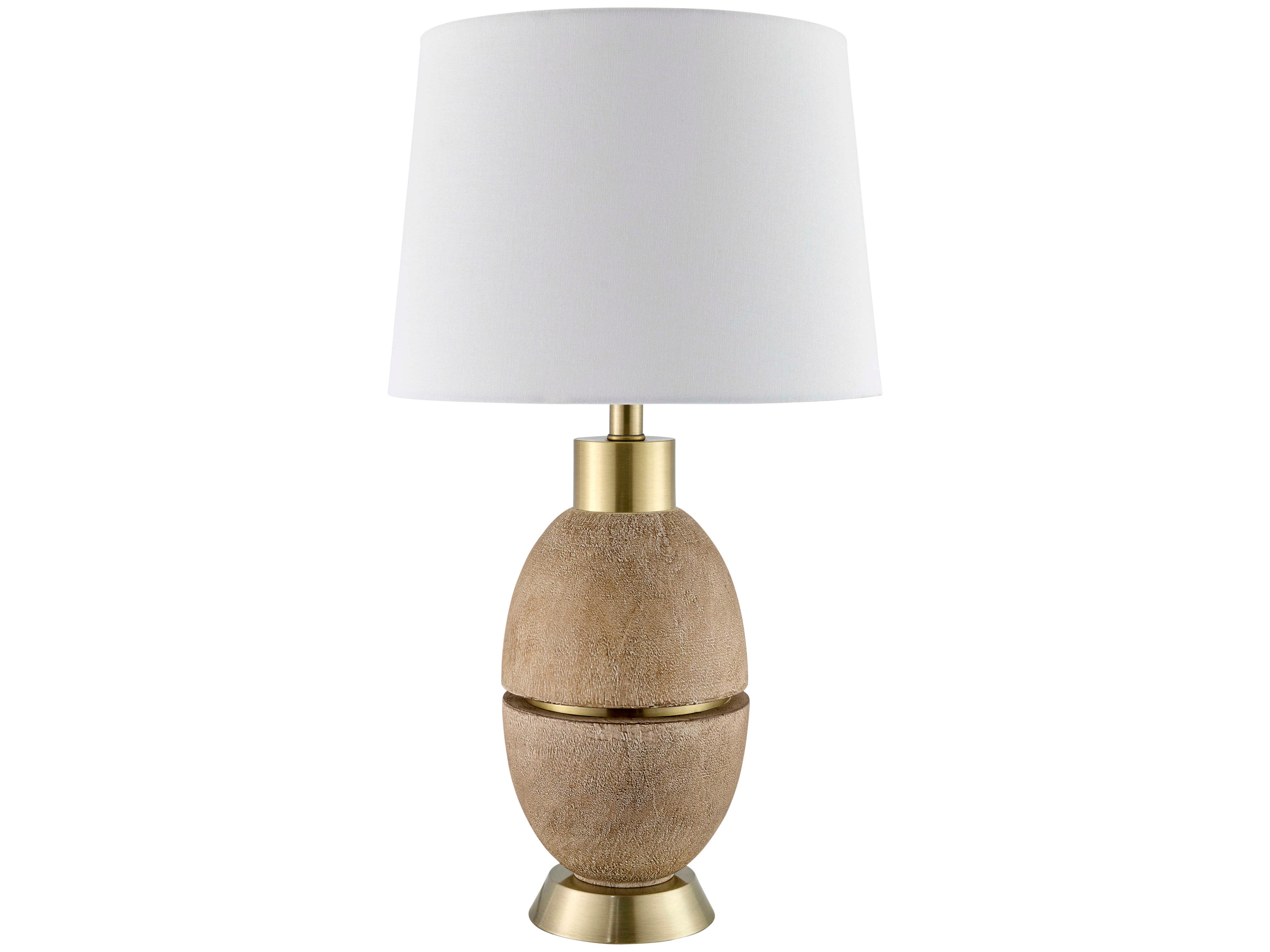 Livabliss by Surya Puglia Cream Brown Buffet Lamp
