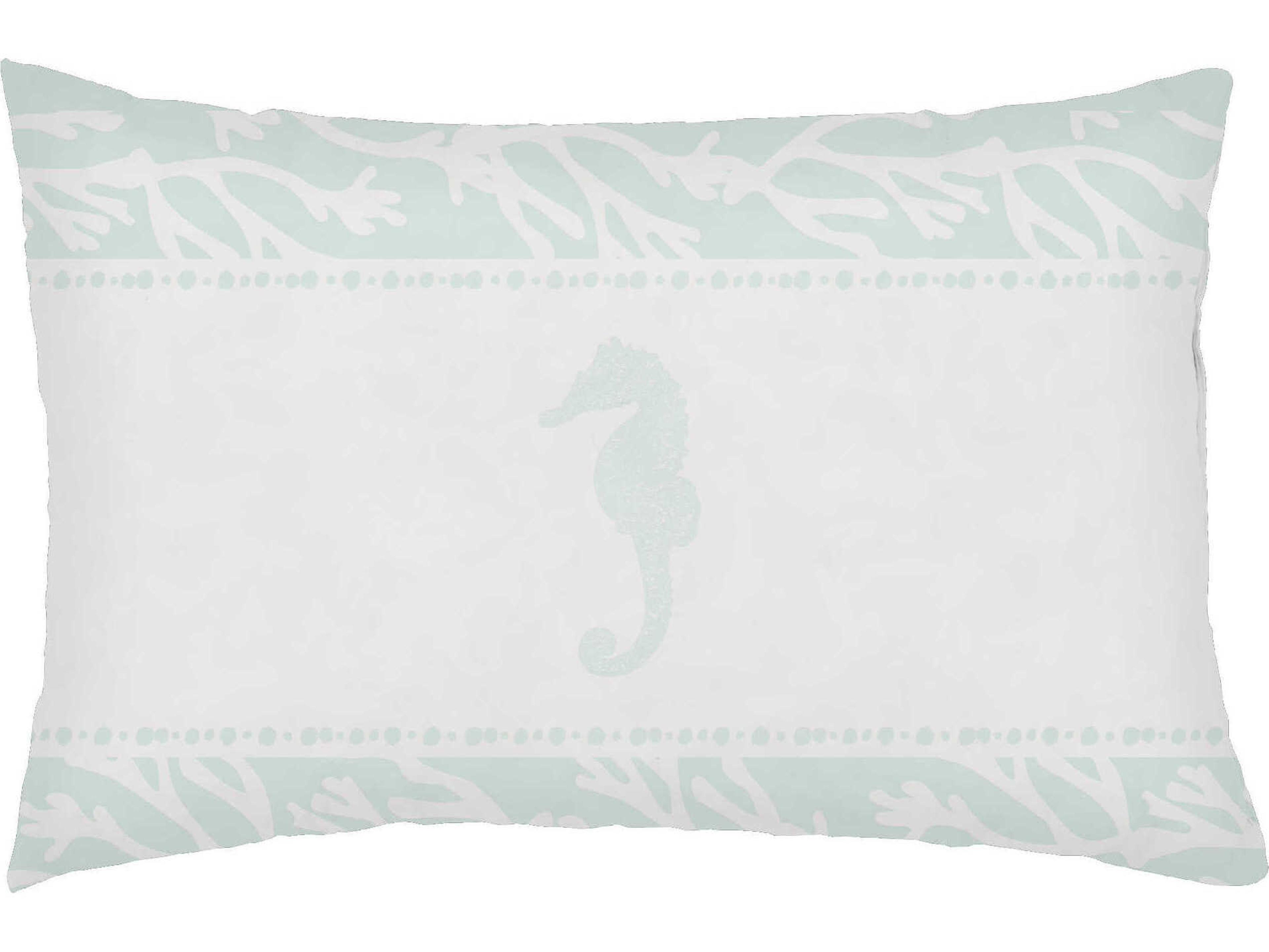 Livabliss by Surya Seasalt & Seahorses Pillow