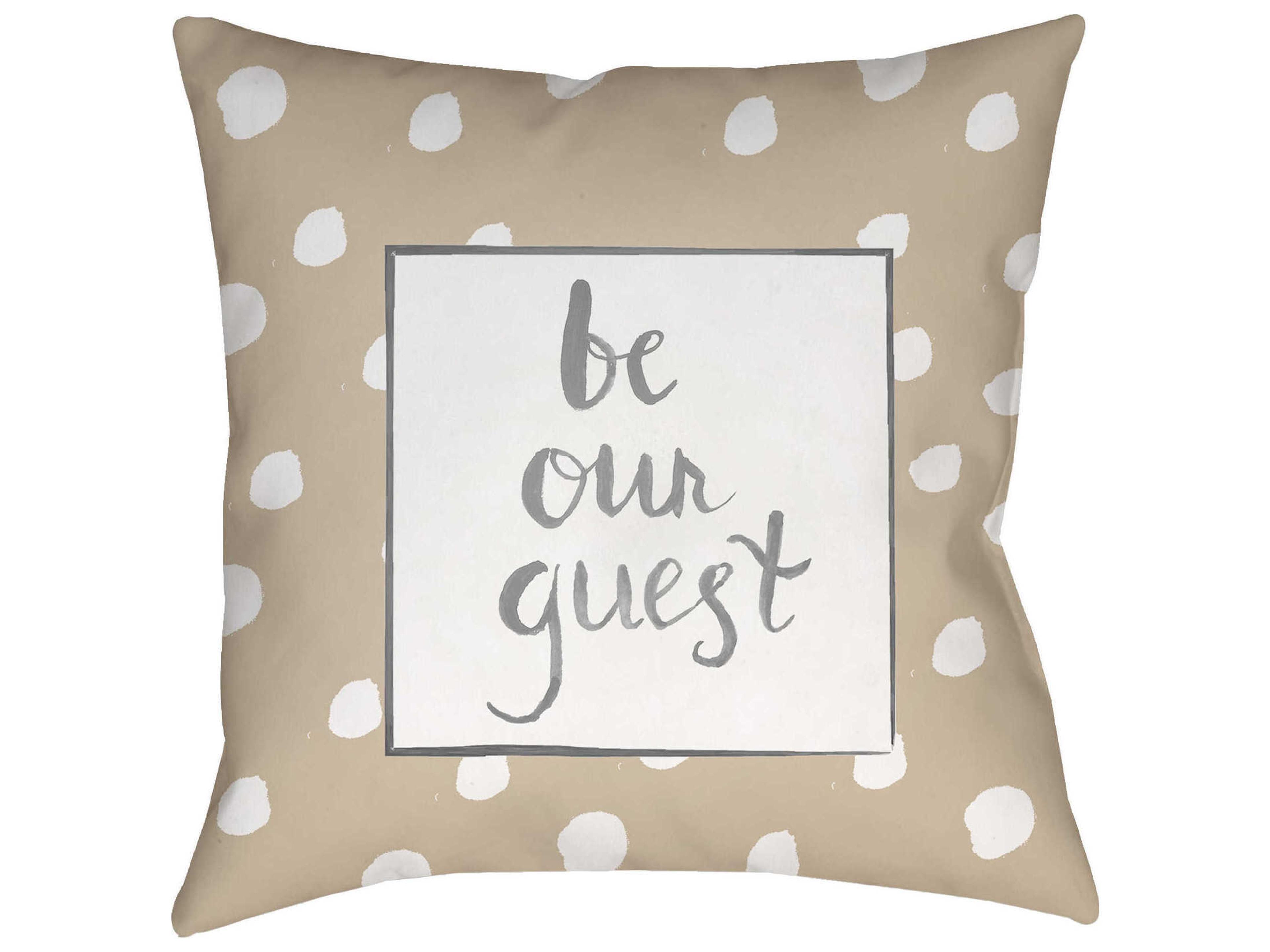 Livabliss by Surya Be Our Guest Pillows