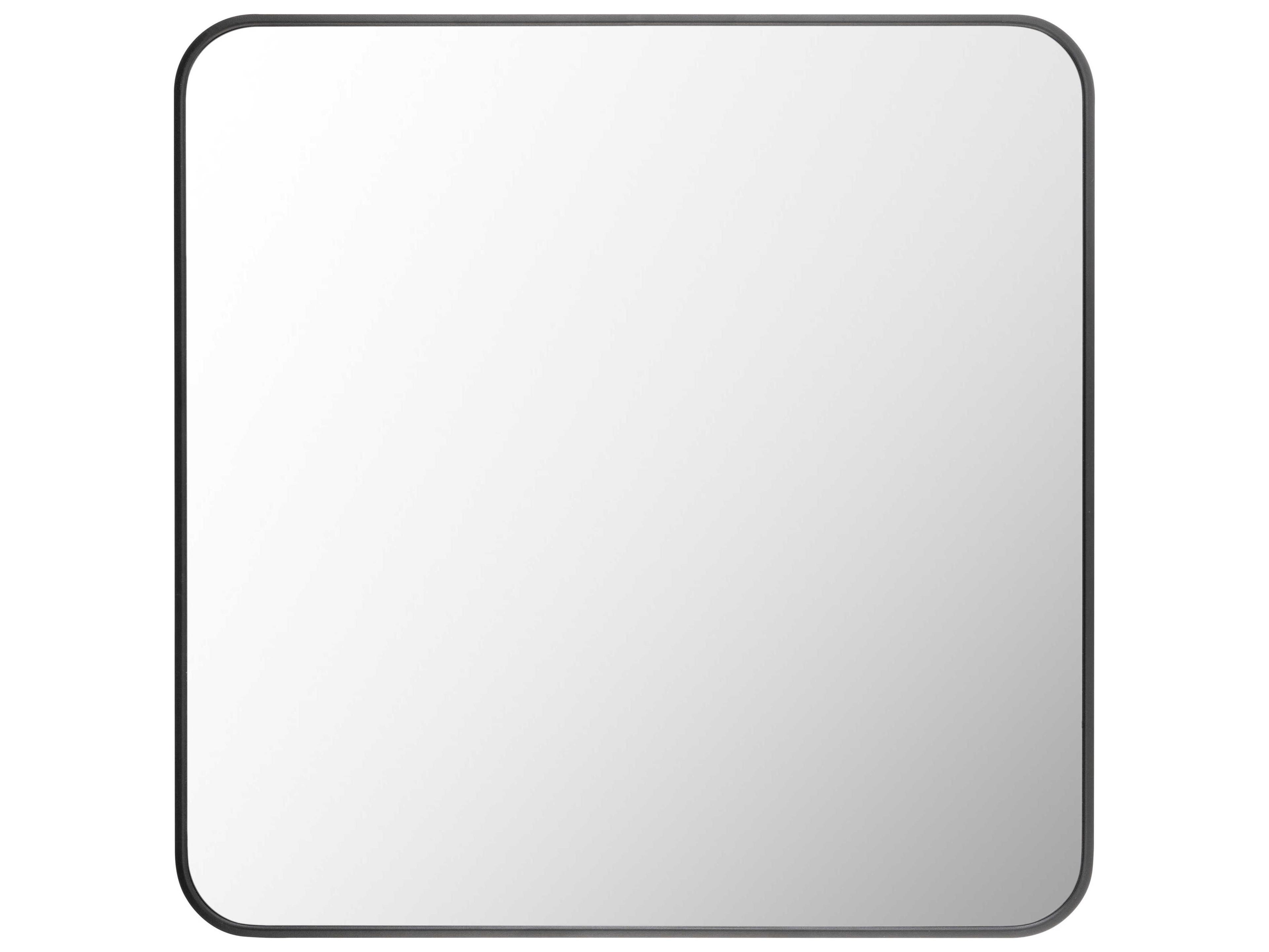 Livabliss by Surya Aranya Black Wall Mirror Square