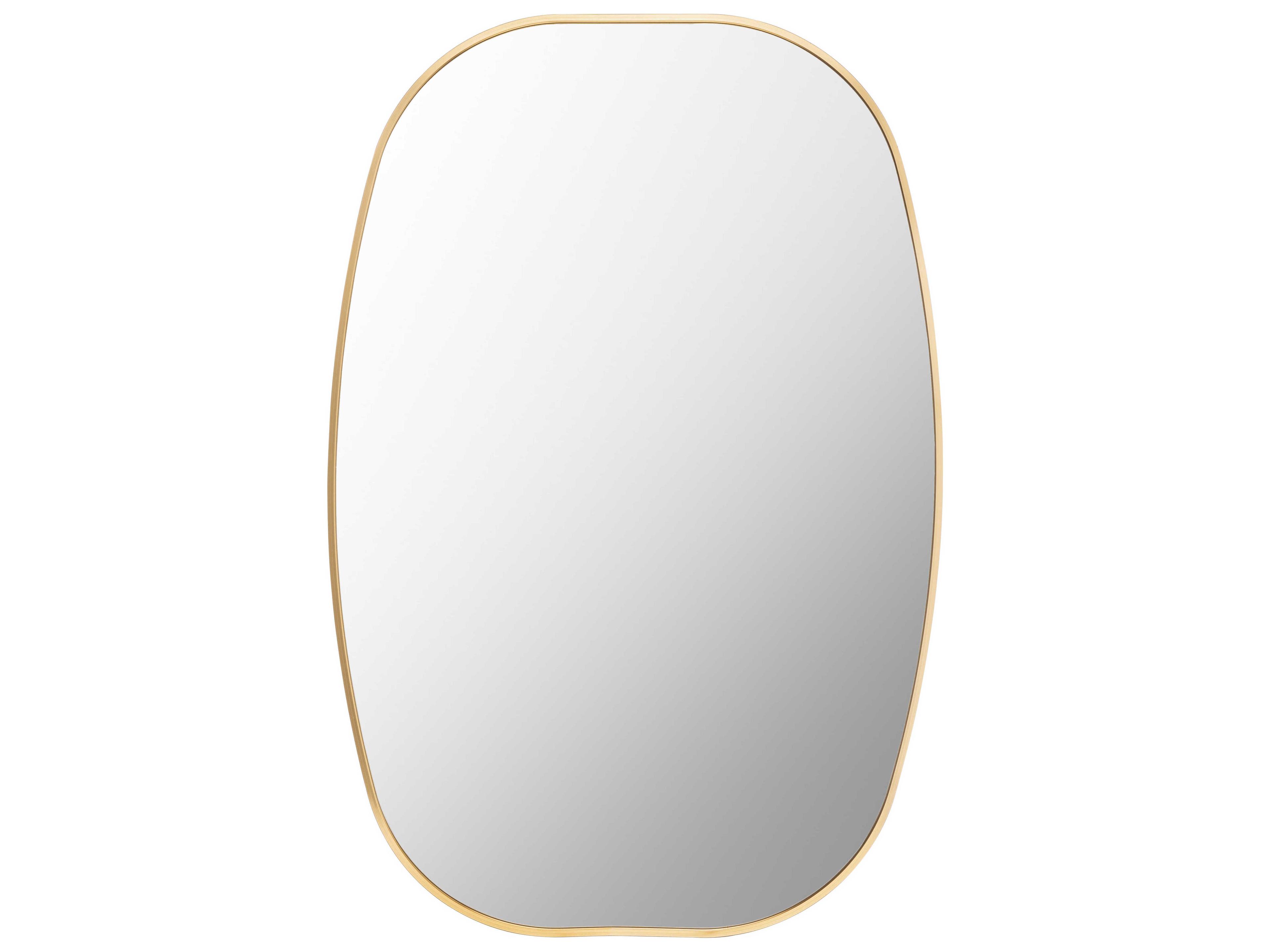 Livabliss by Surya Aranya Gold Wall Mirror Oval