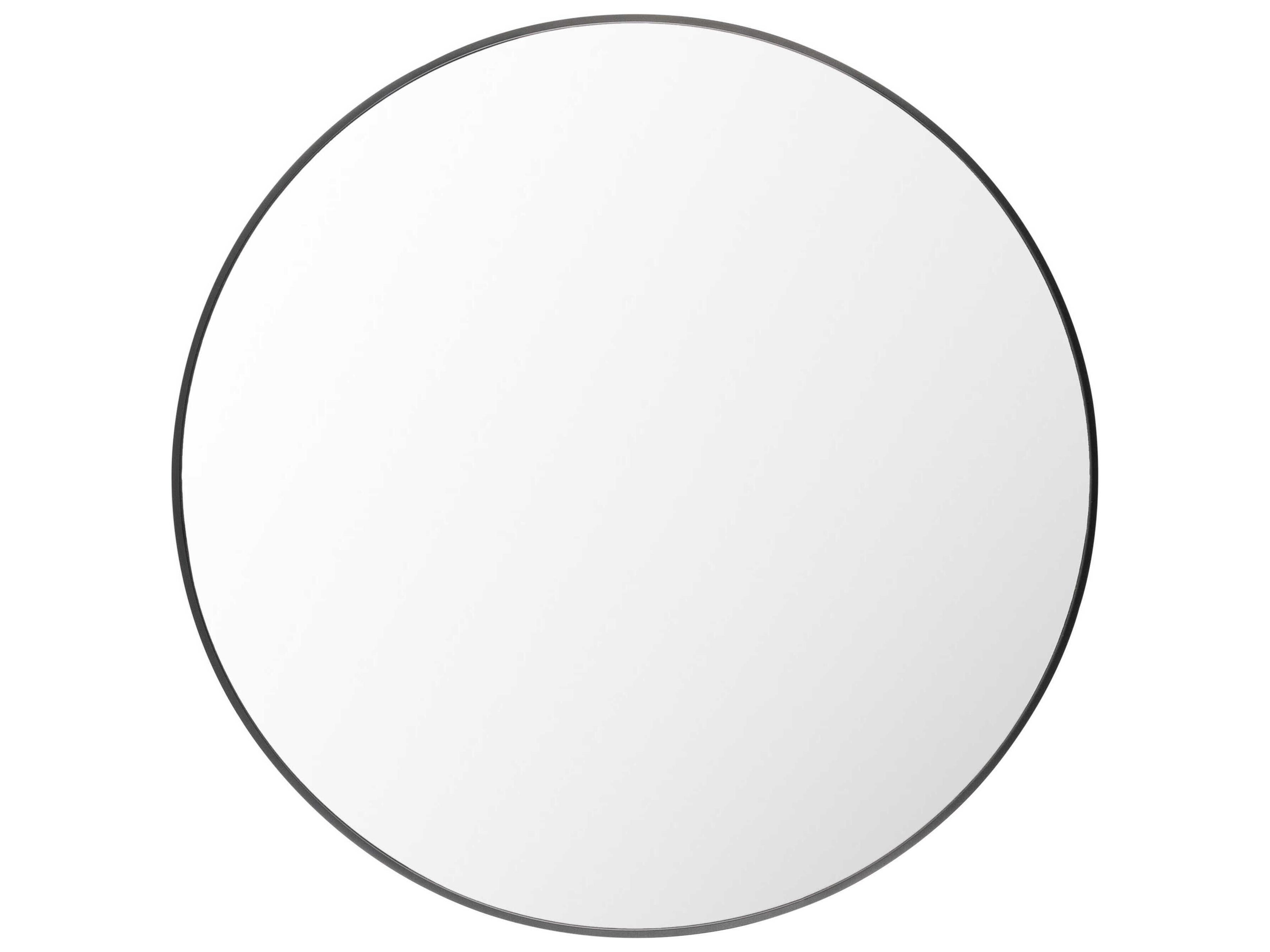 Livabliss by Surya Aranya Black Wall Mirror Round