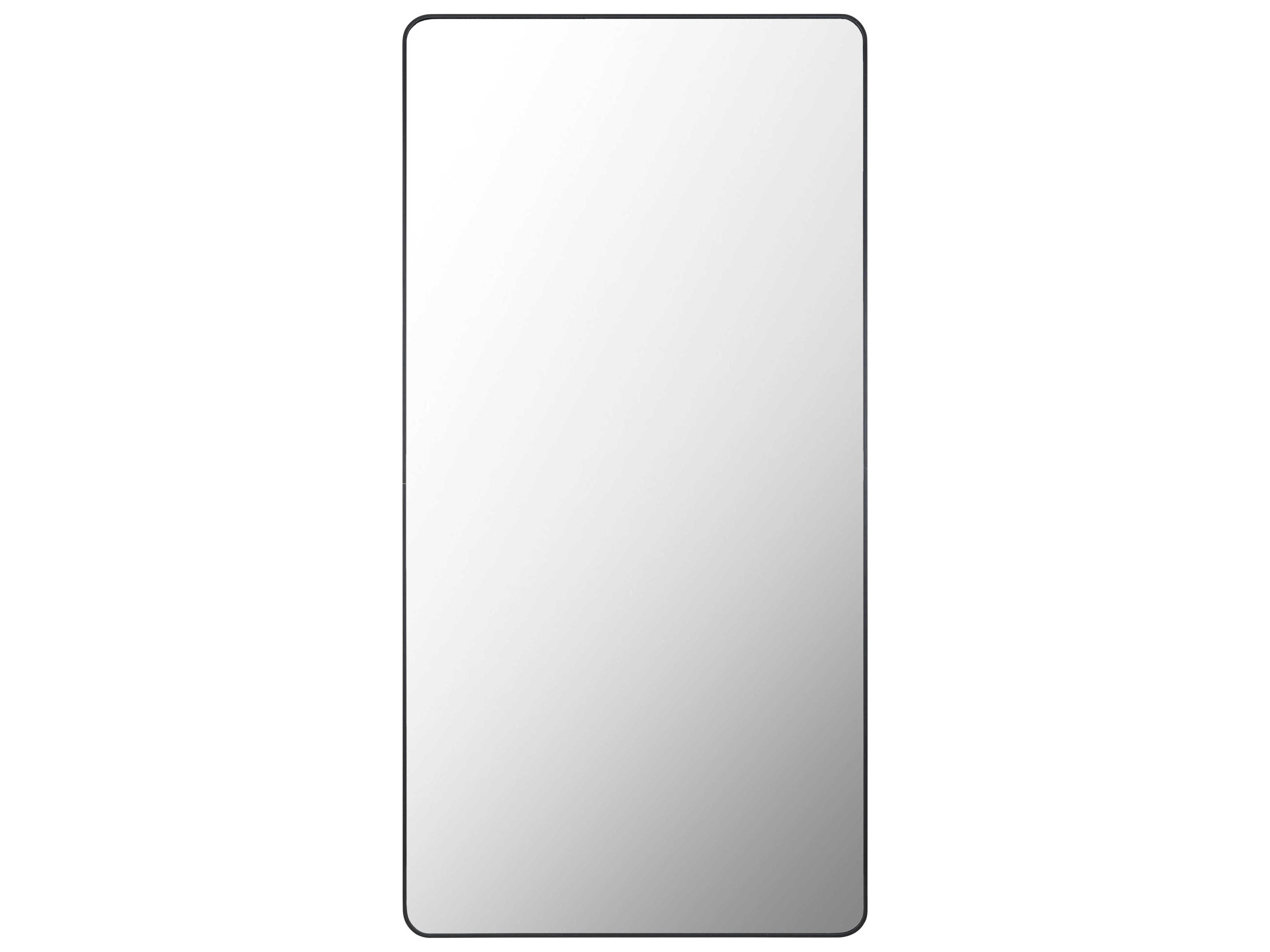 Livabliss by Surya Aranya Black Floor Mirror Rectangular