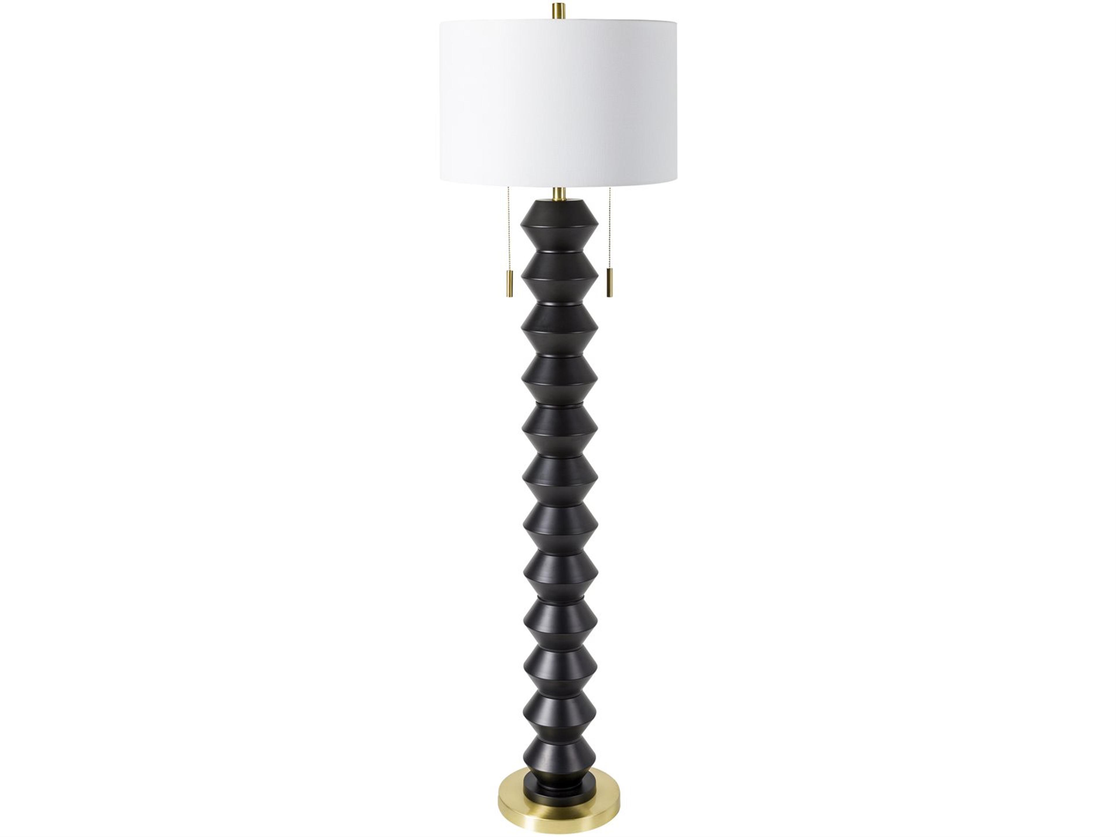 Rogow Black Floor Lamp
