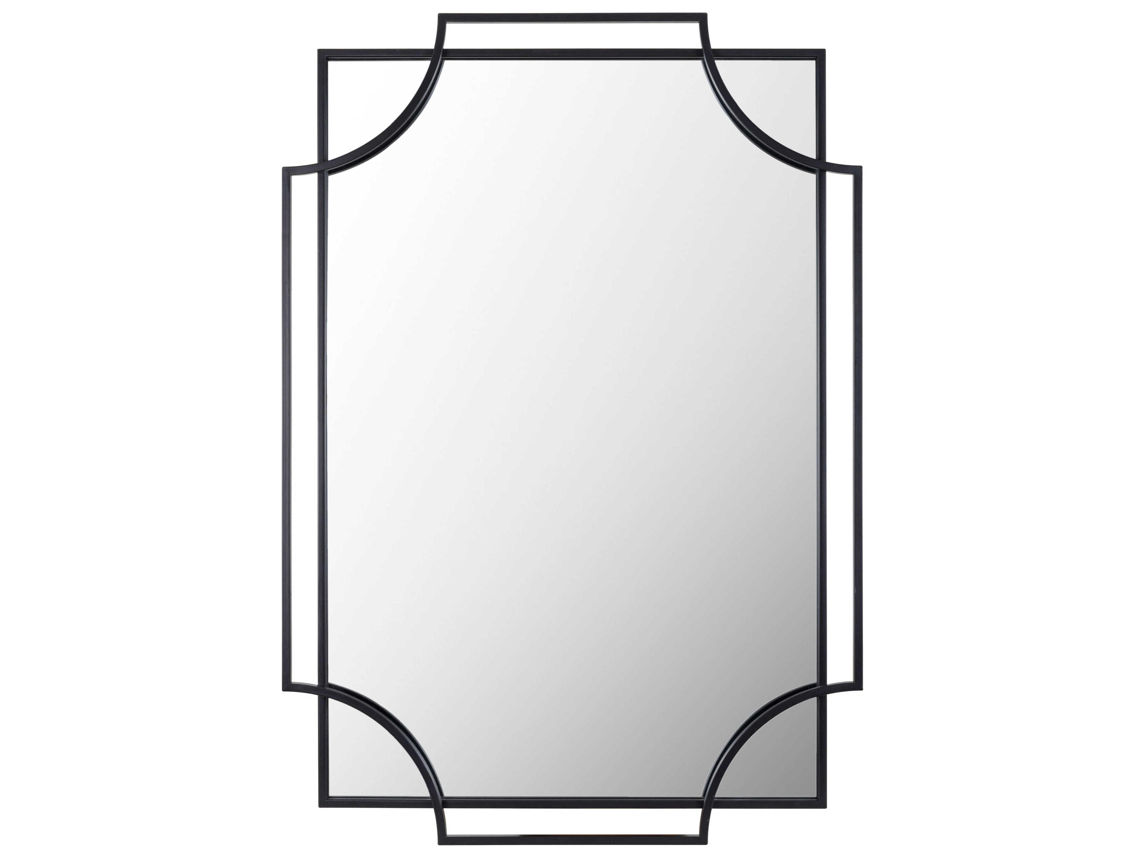 Livabliss by Surya Kassandra Black Wall Mirror Rectangular