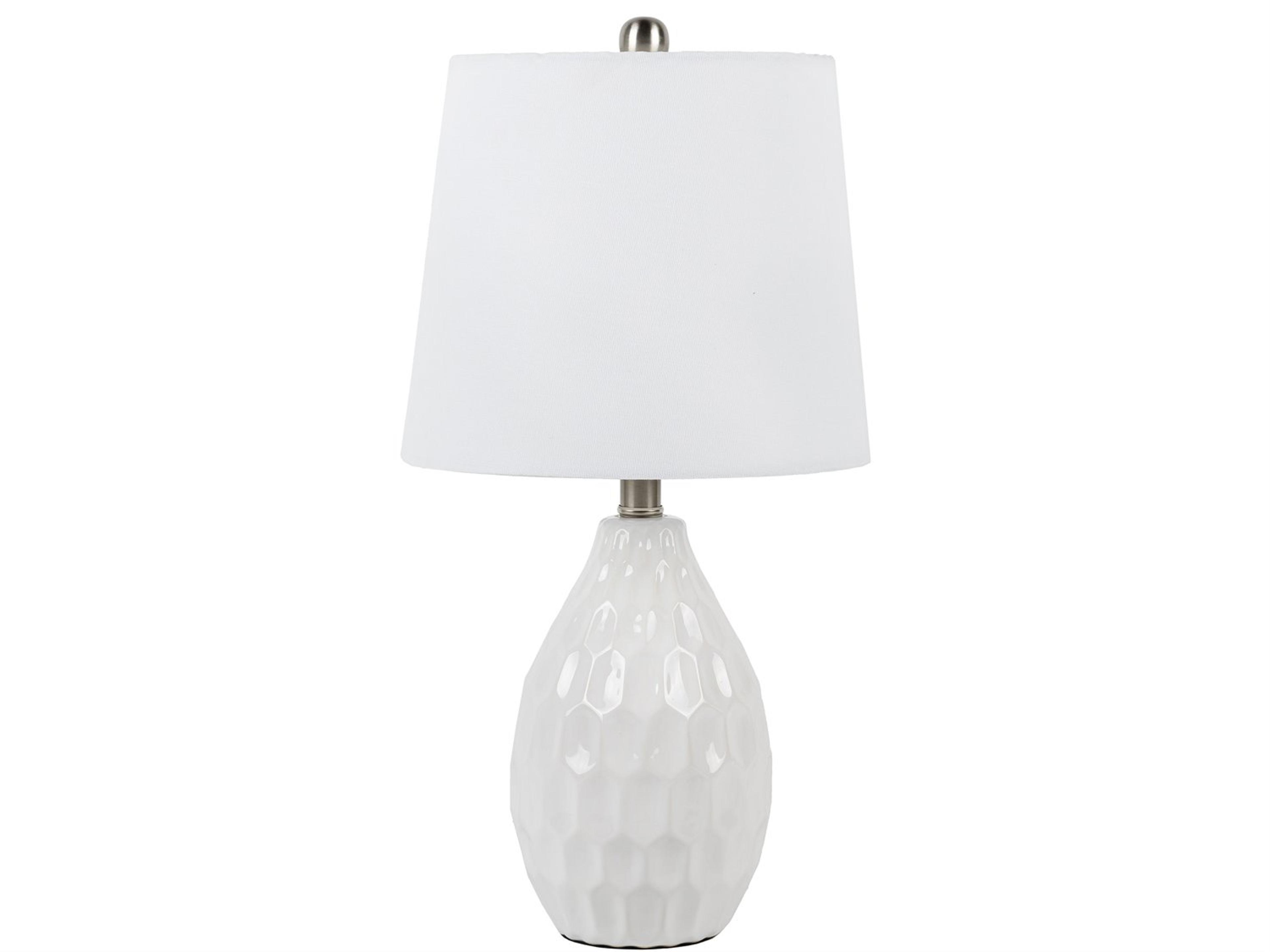 Livabliss by Surya Tenri White Table Lamp