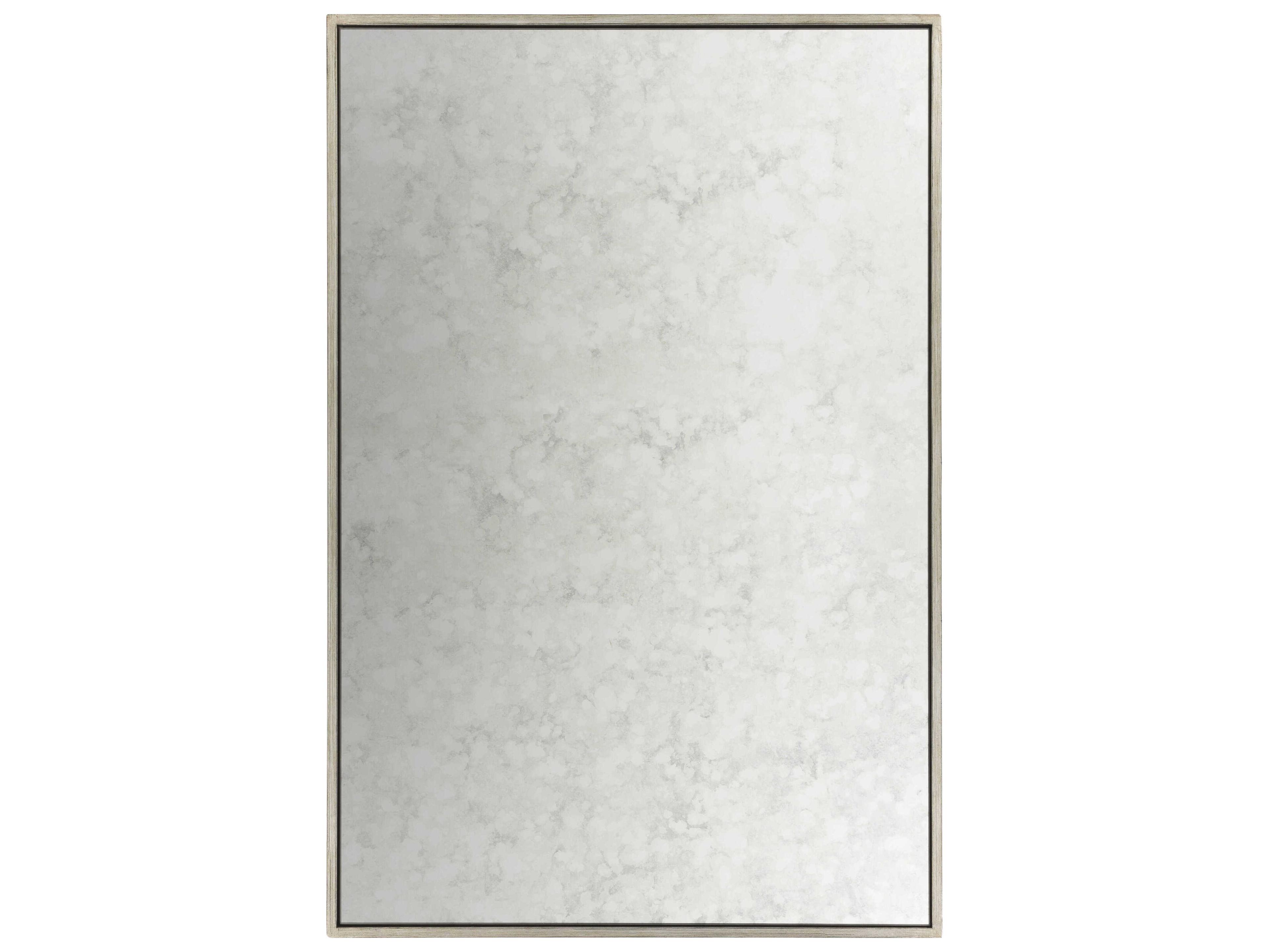 Livabliss by Surya Verbena Nickel Metallic Silver Rectangular Antique Mirror