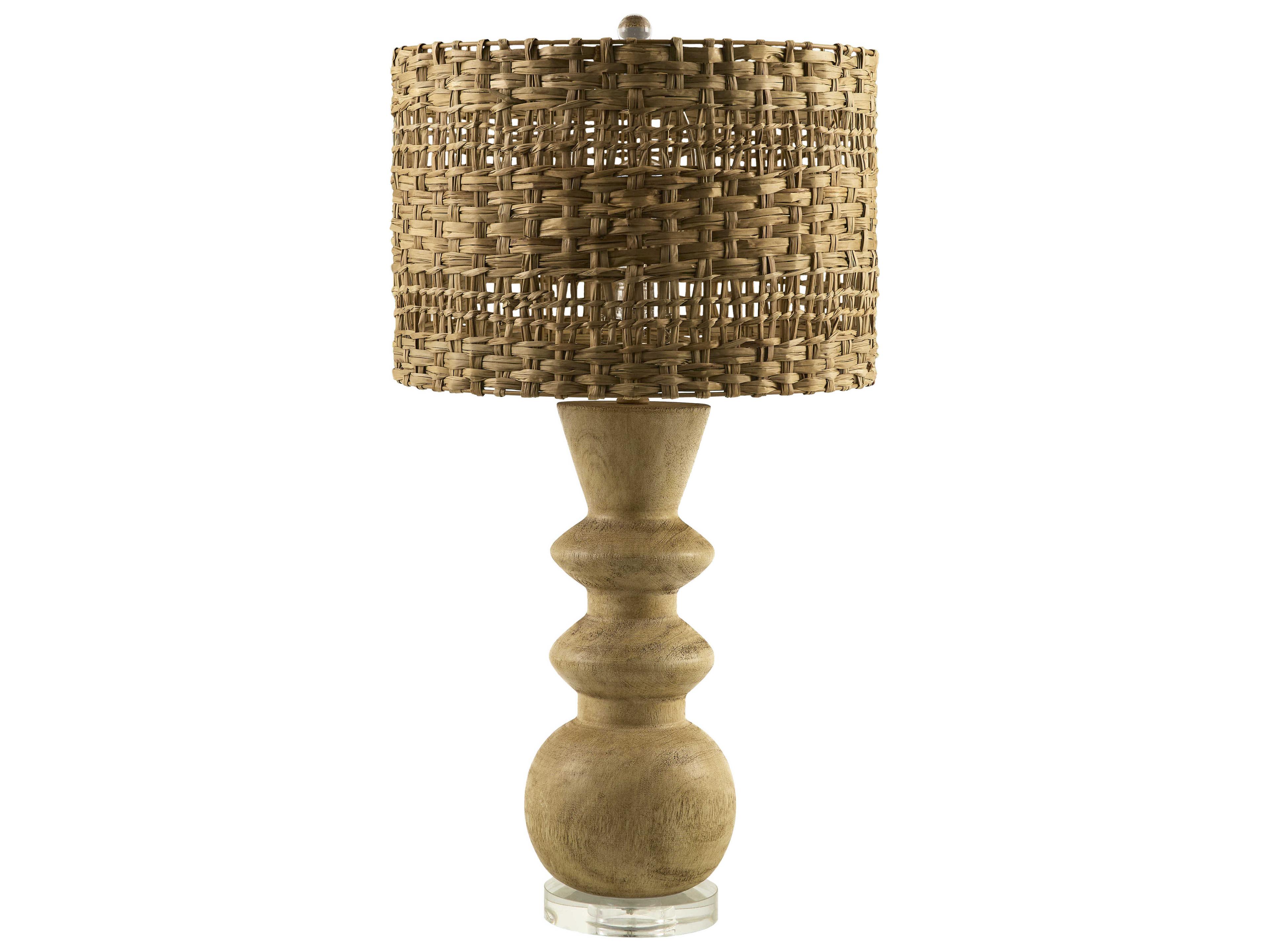 Livabliss by Surya Vedruna Ivory Brown Buffet Lamp