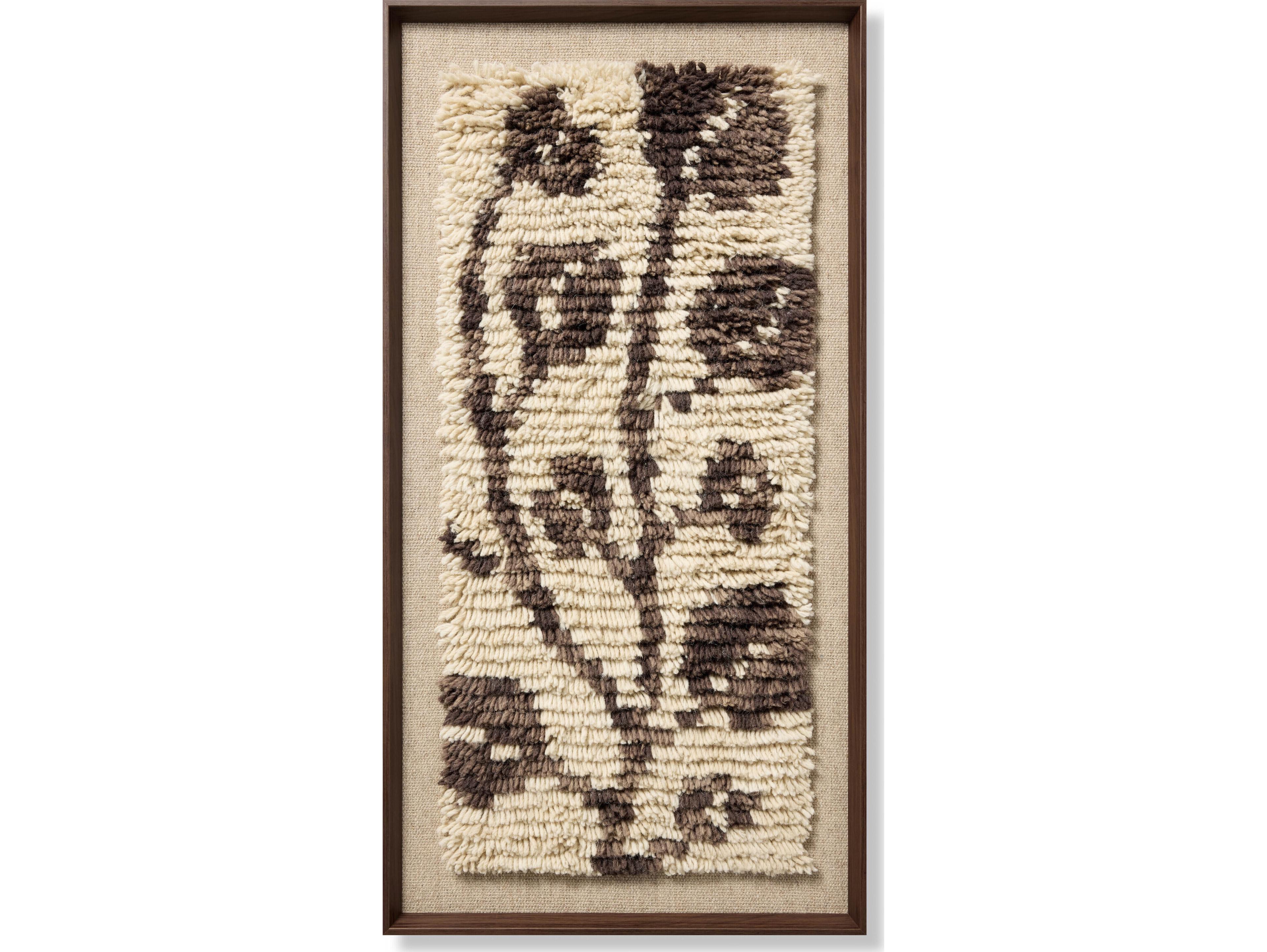 Loloi Eucalyptus Embrace Dark Brown Wall Art