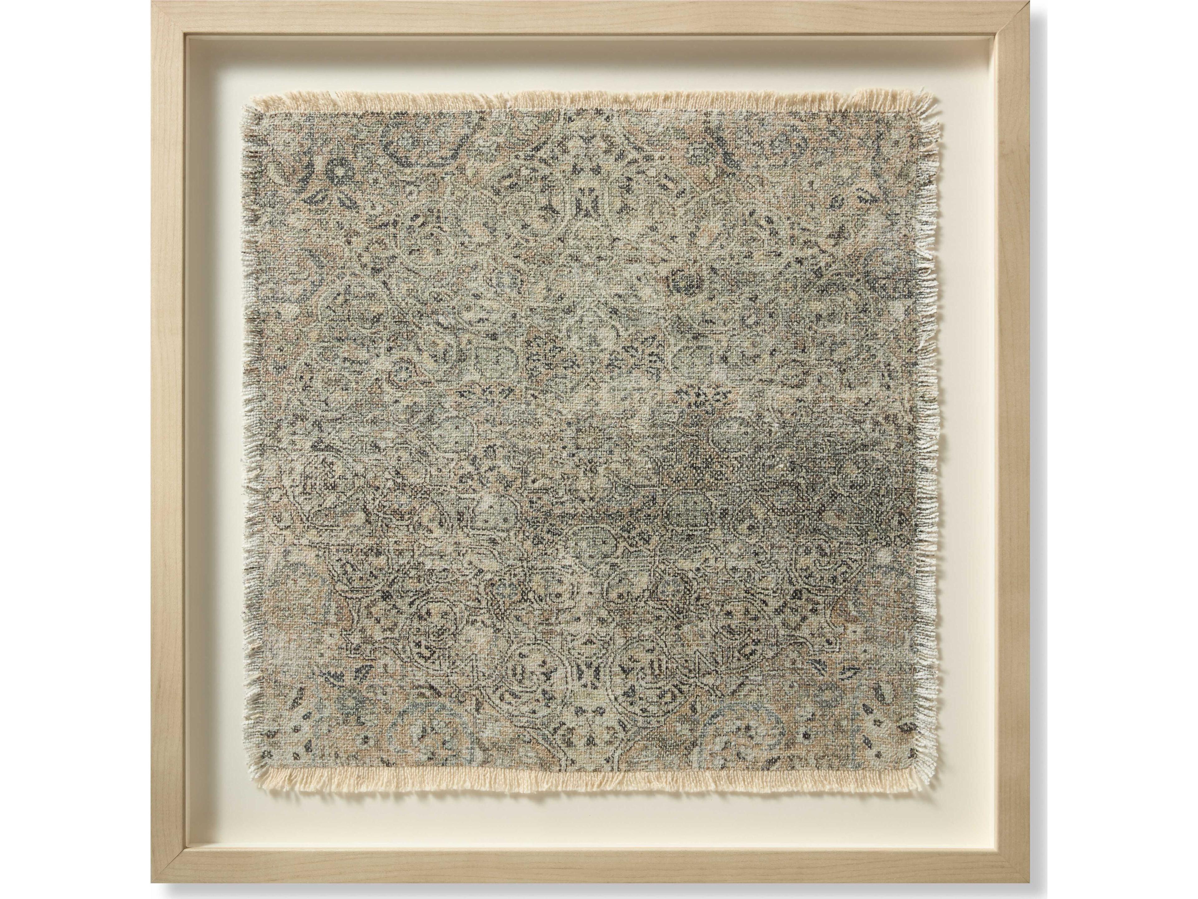 Loloi Ivory / Black Wall Art Canvas Wall Art