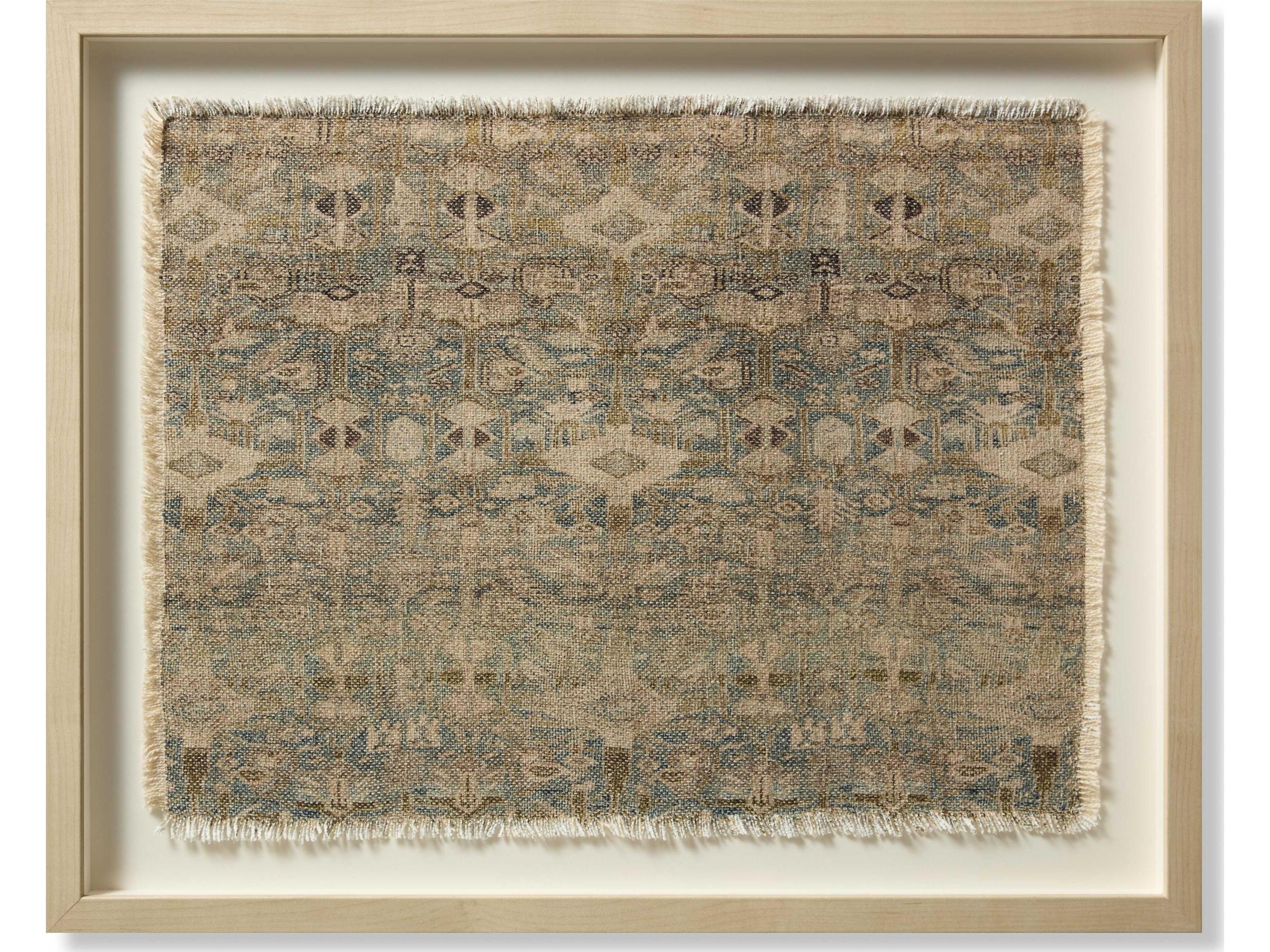 Loloi Green / Beige Wall Art Canvas Wall Art