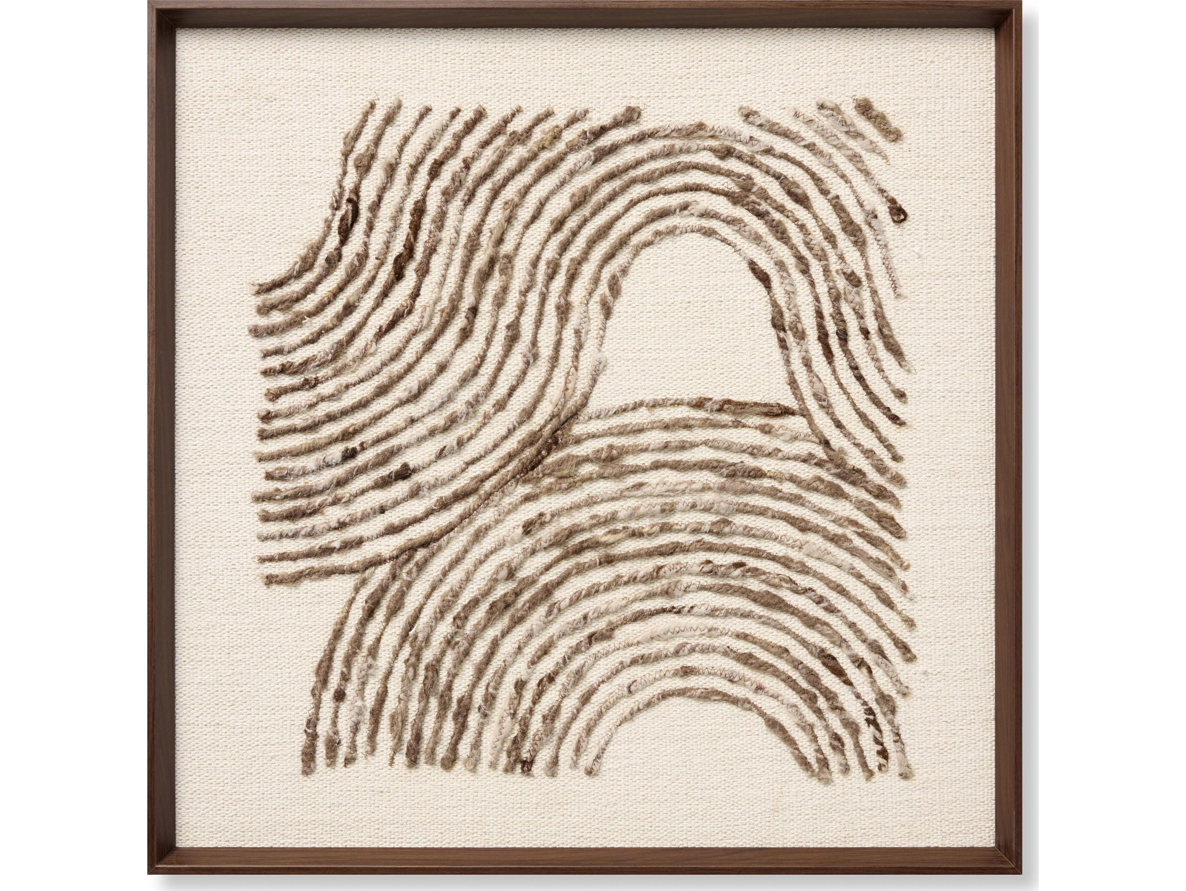 Loloi Phase Dark Brown Wall Art