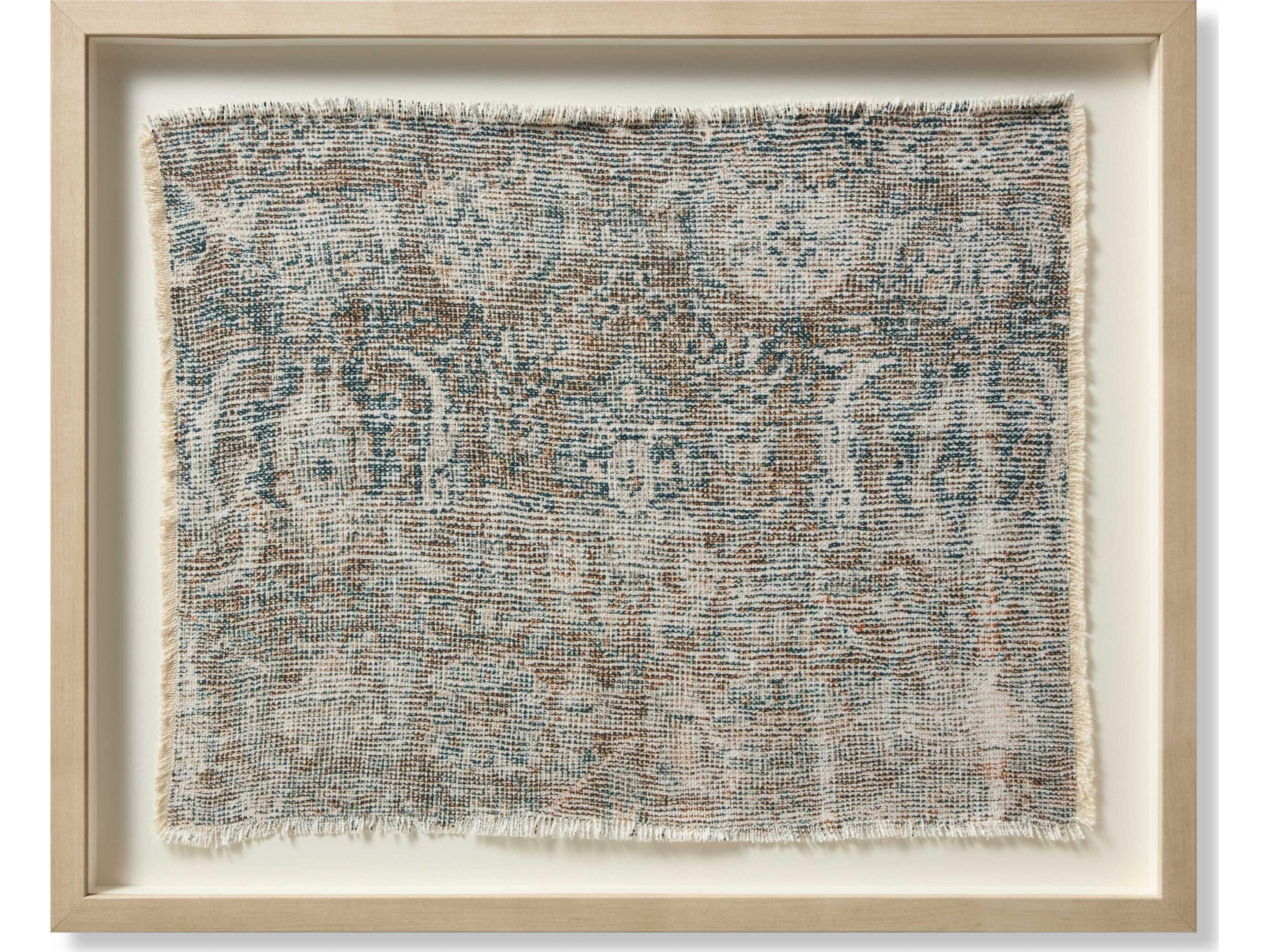 Loloi Ivory / Brown Wall Art Canvas Wall Art