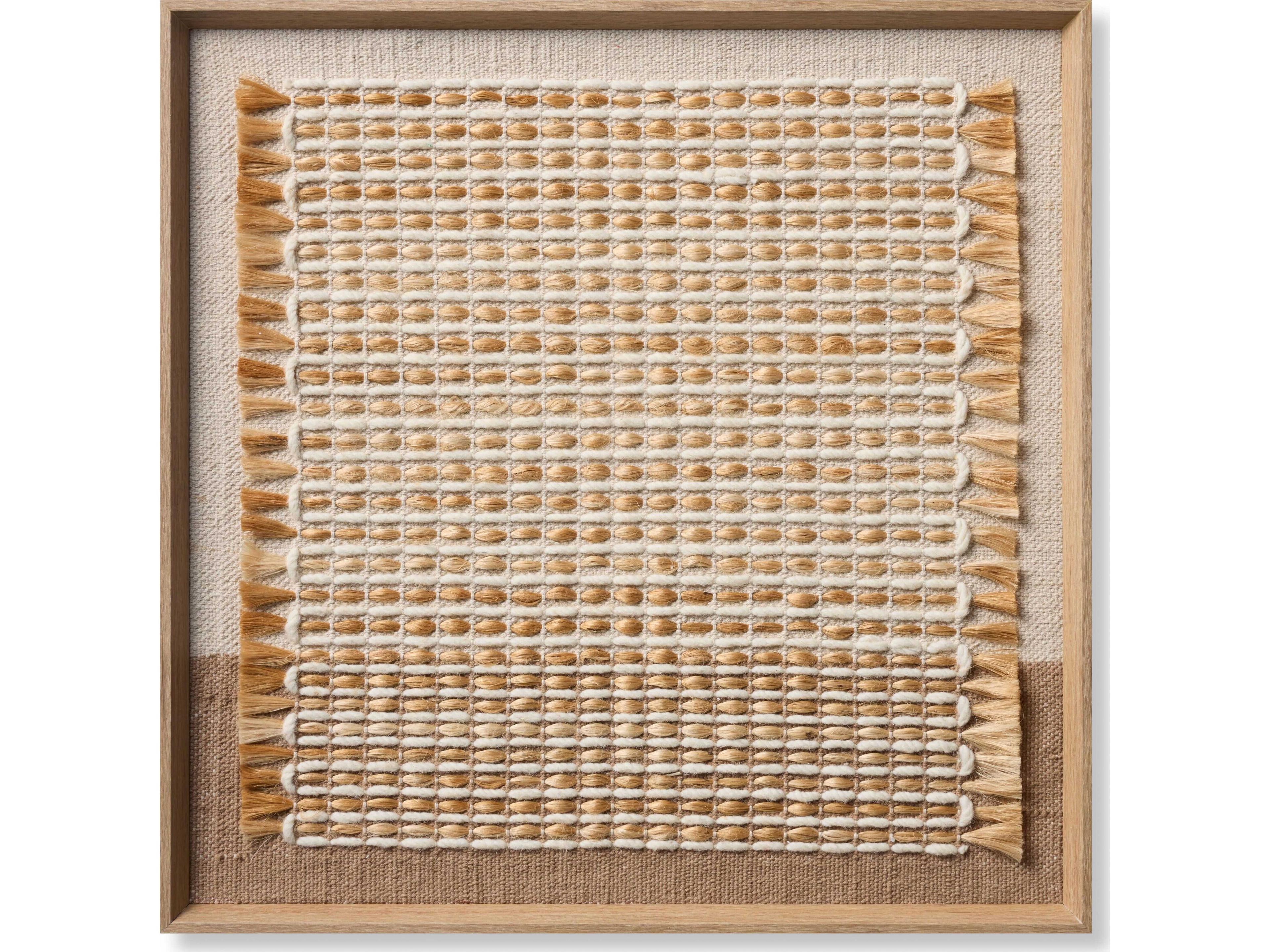 Loloi Beige / Brown Wall Art 3D Wall Art