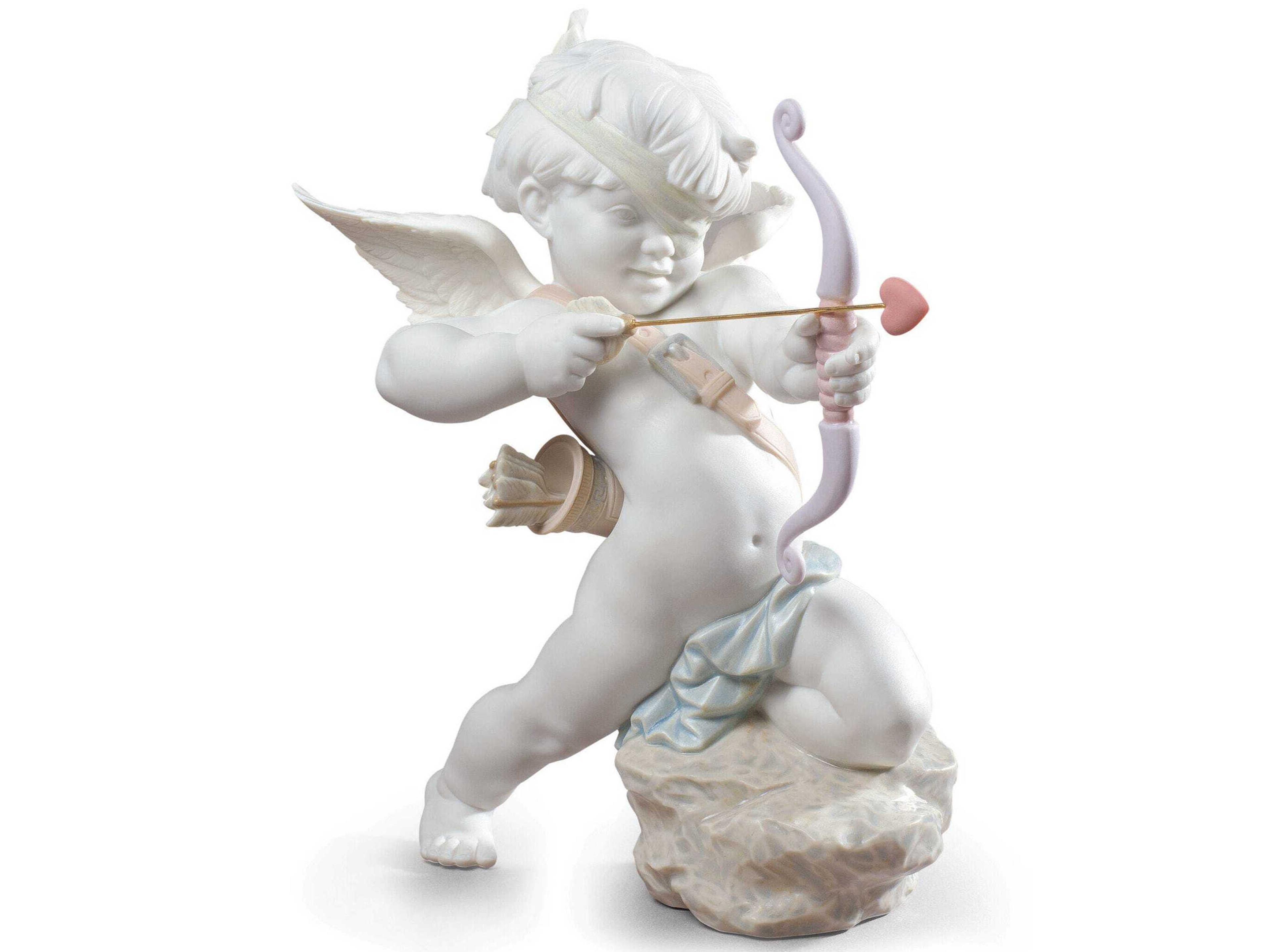 Straight to The Heart Cupid Angel Figurine