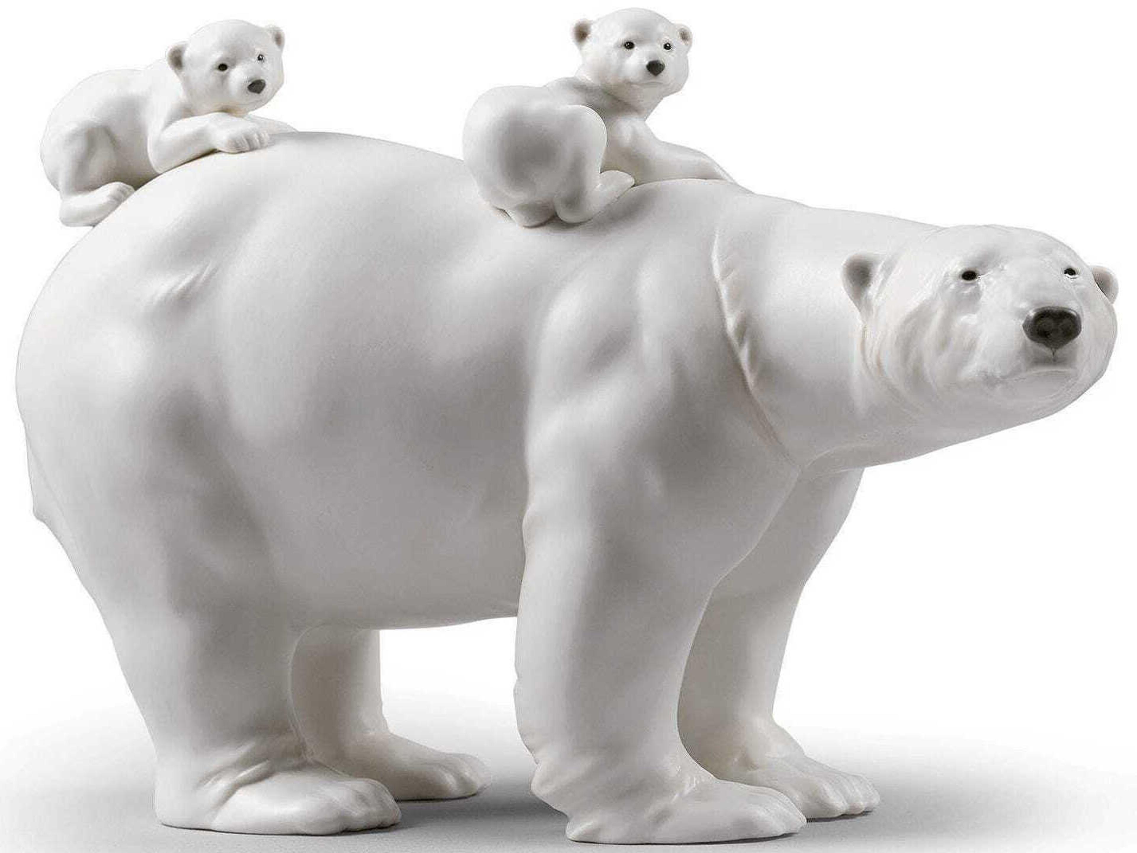 Mummy Bear and Babies Figurine
