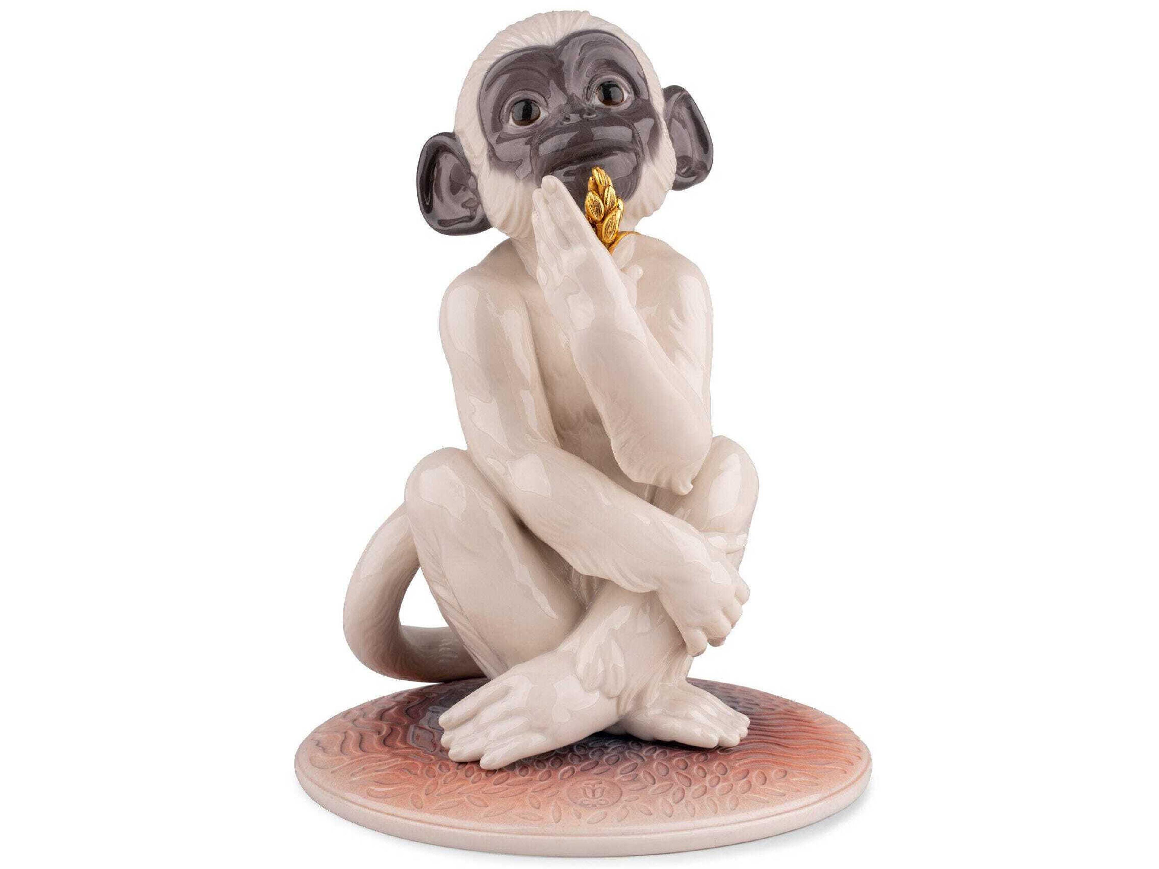 Lladro Little Monkey Figurine