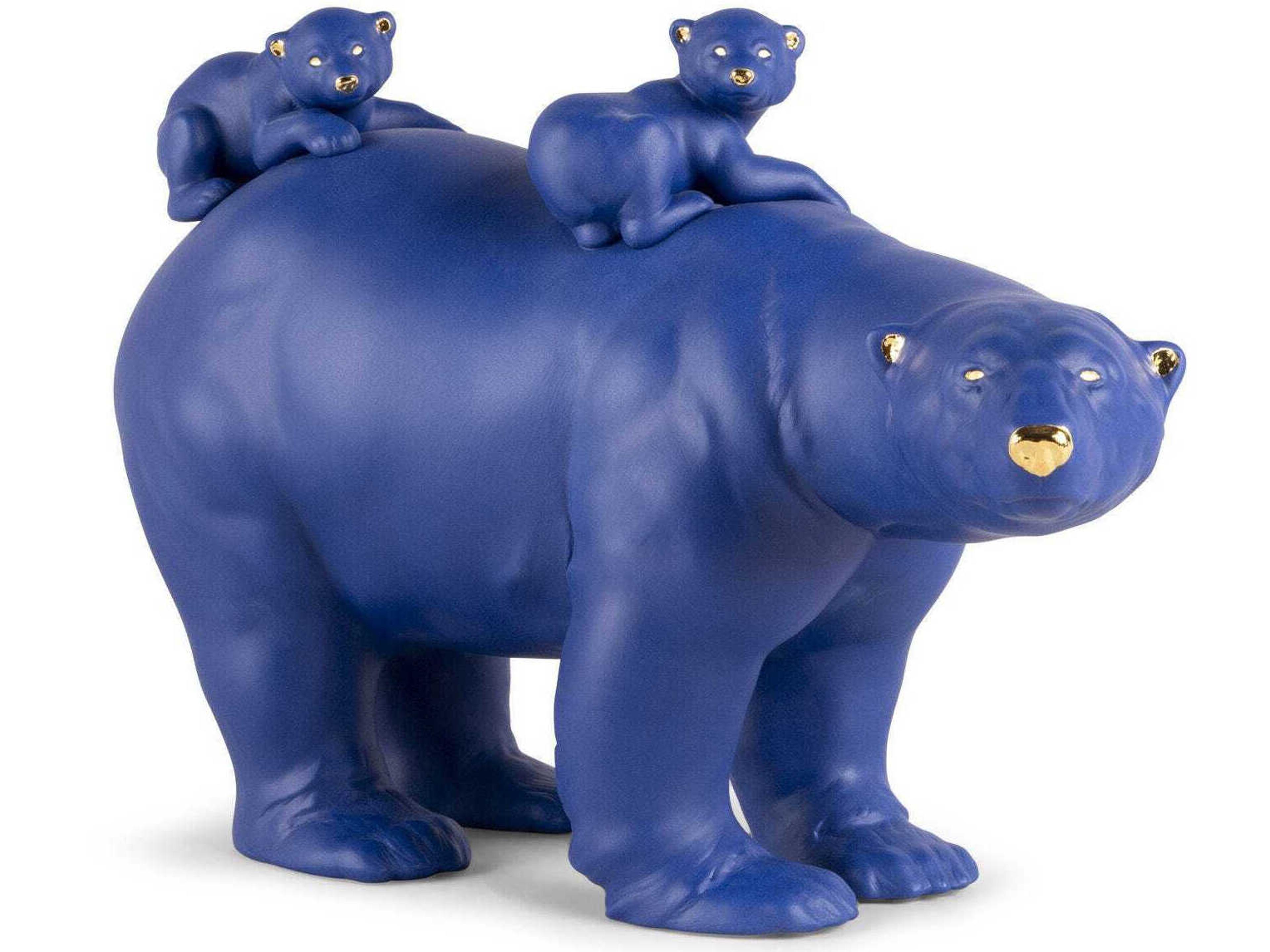 Mummy Bear and Babies Sculpture Limited Edition
