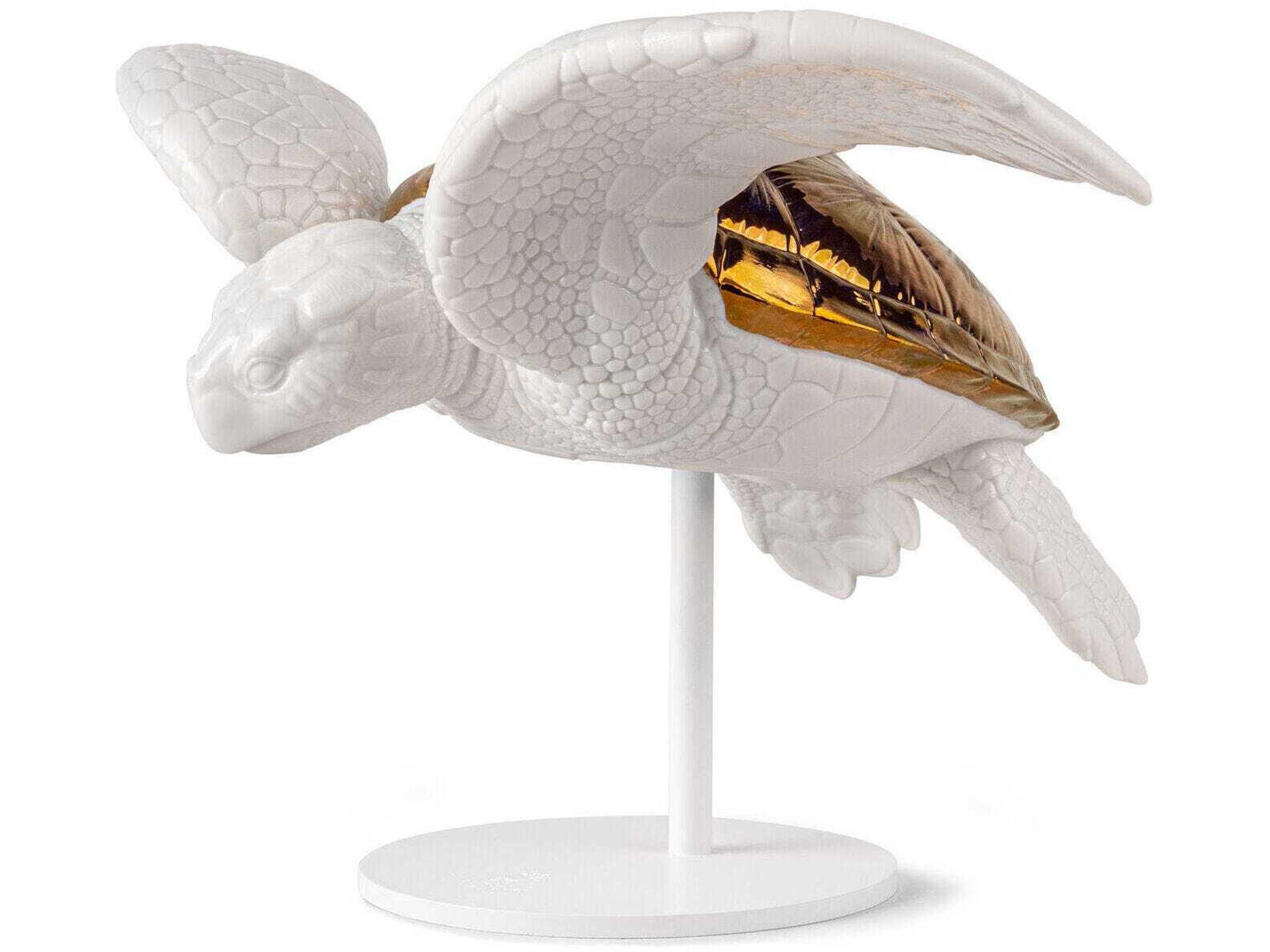 Lladro Sea Turtle-I Sculpture