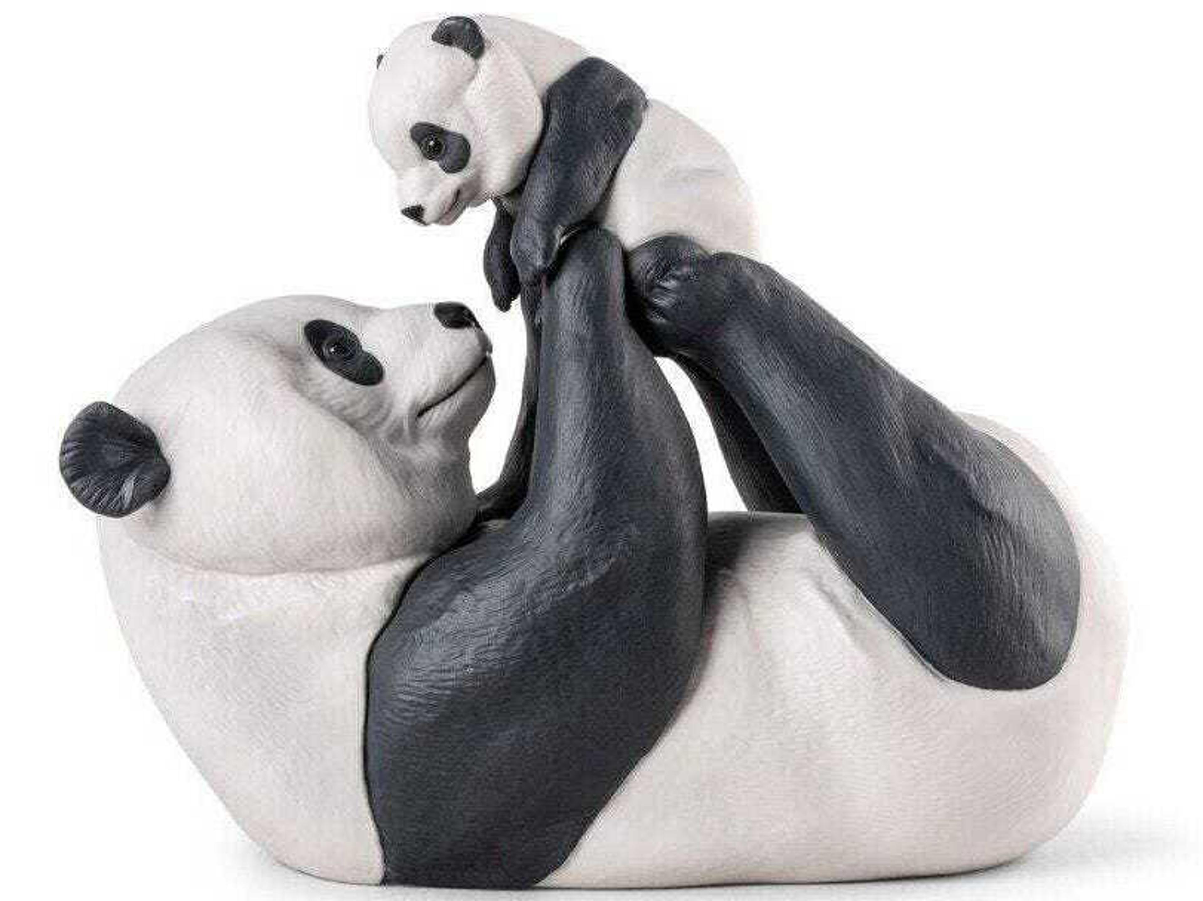 Mommy Panda Sculpture