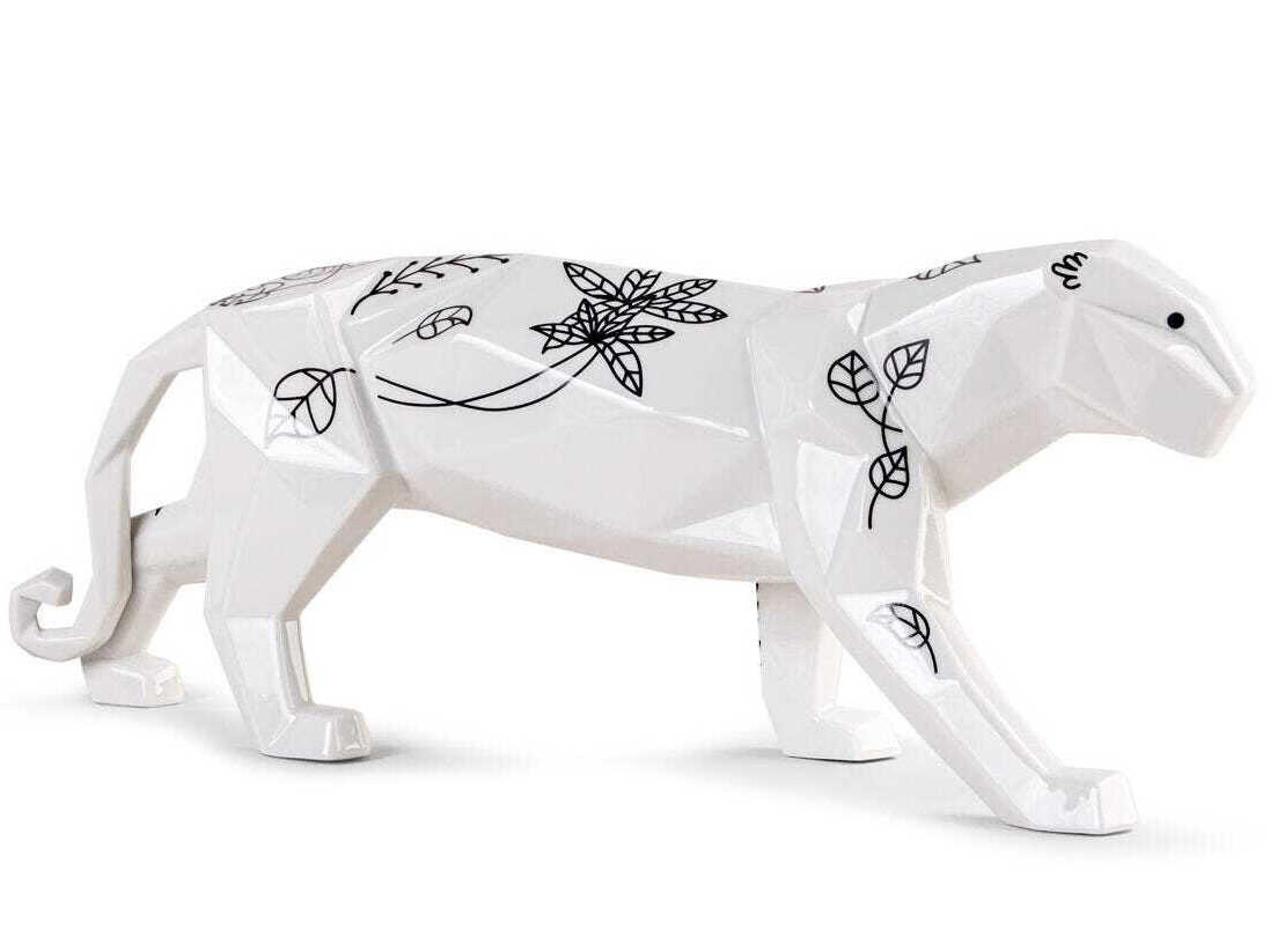 Lladro Matte Black Jungle Panther