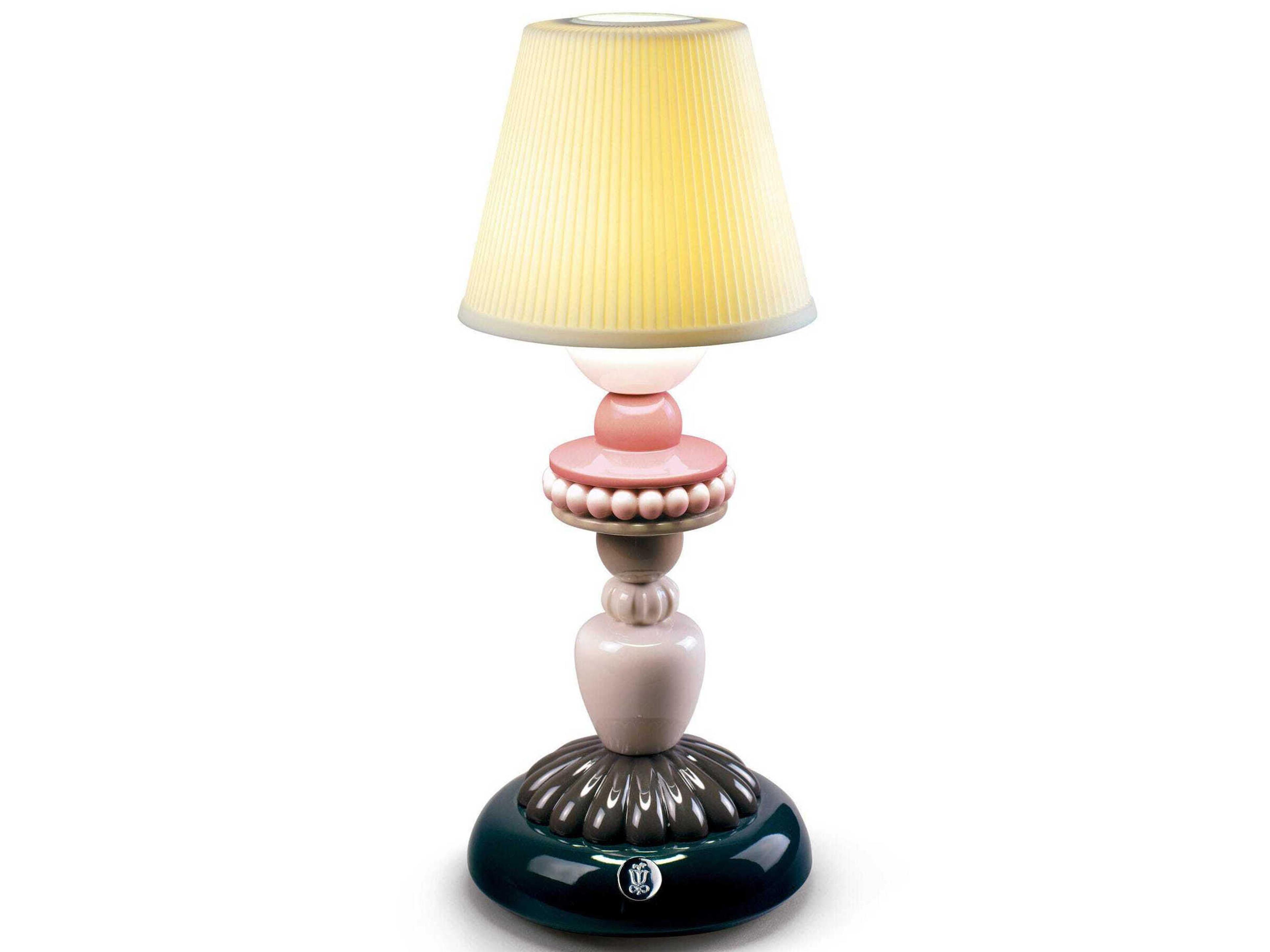Lladro Sunflower Firefly Black Table Lamp