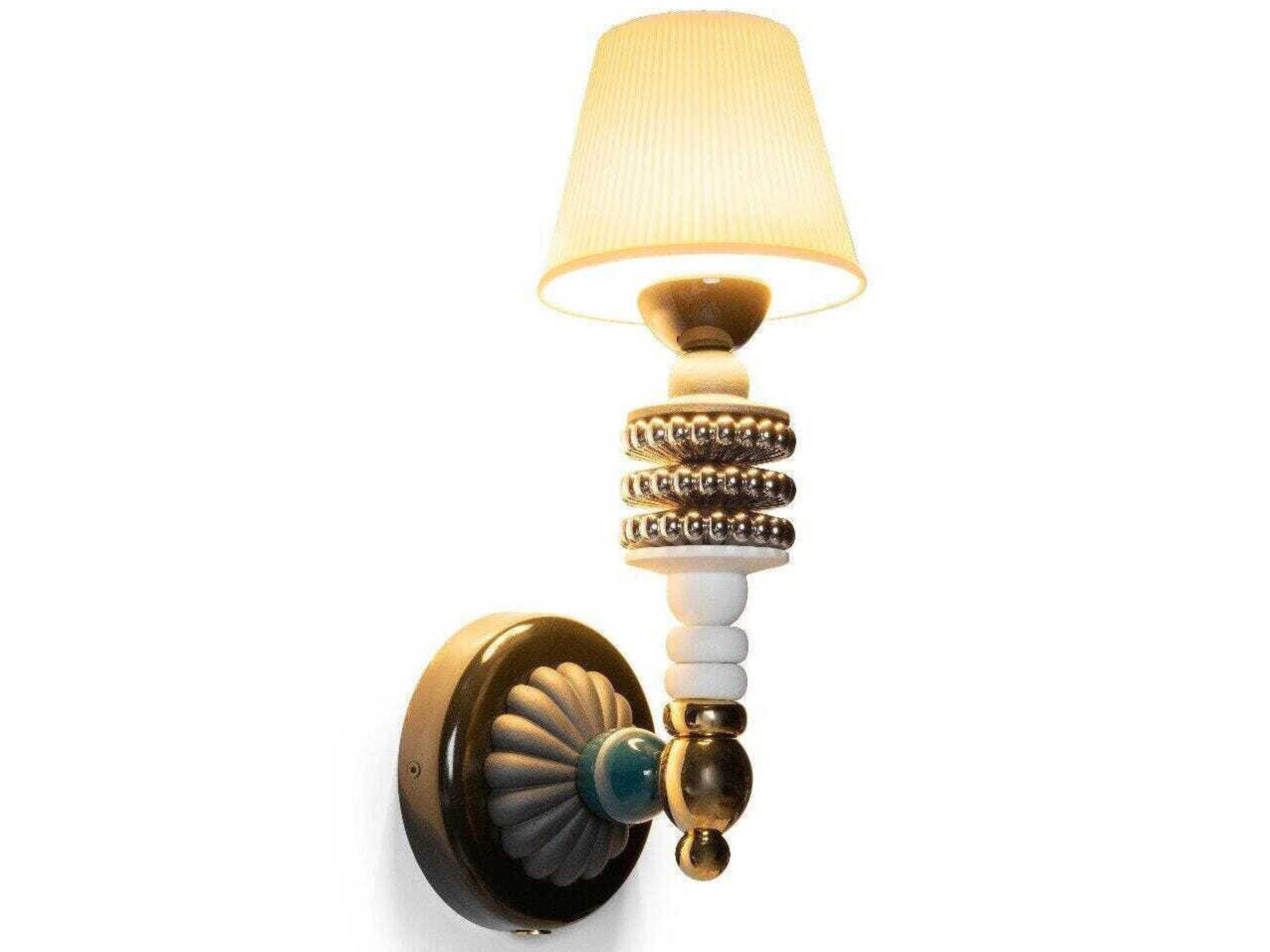 Lladro Firefly 1-Light Brass Wall Sconce