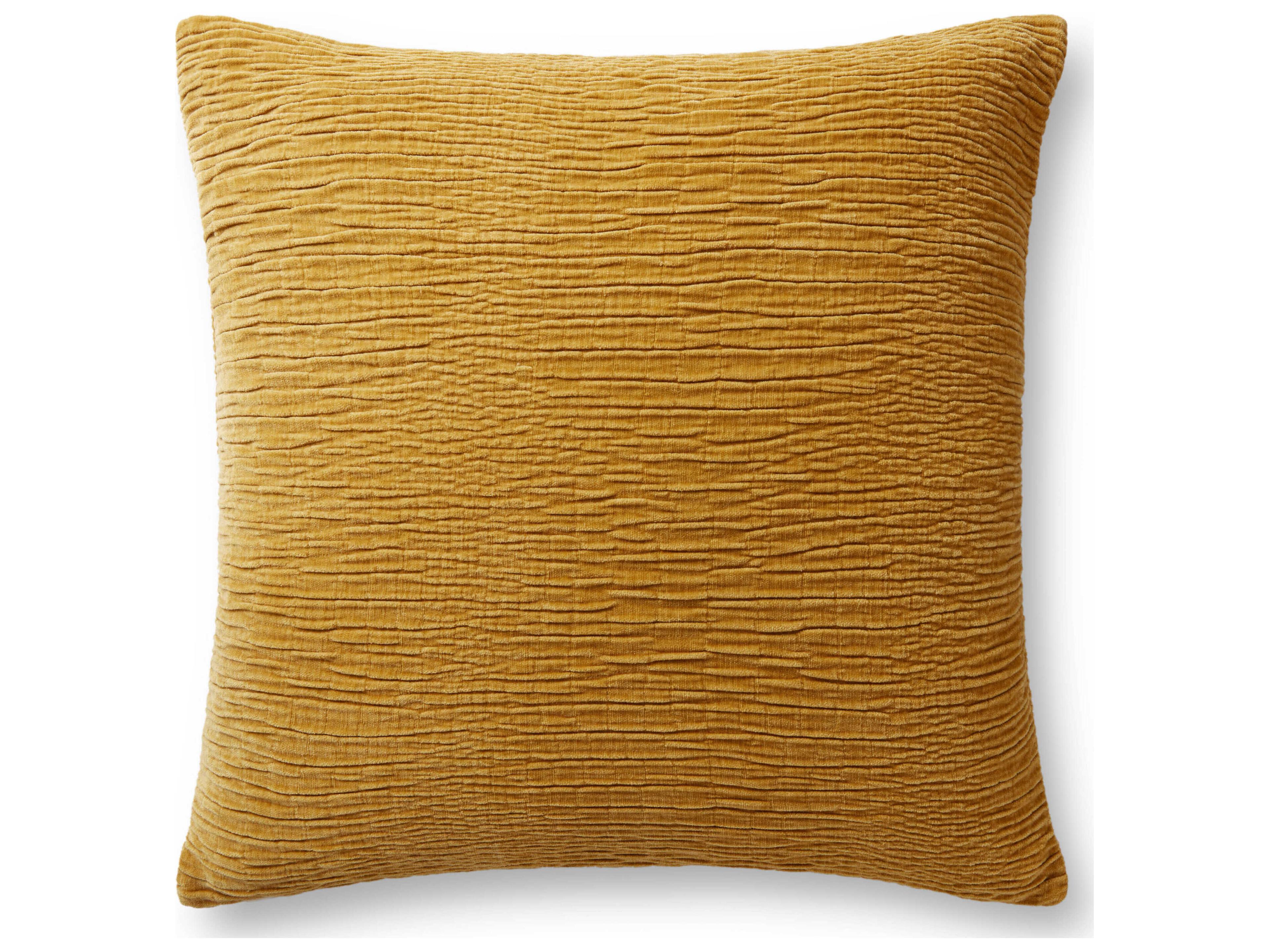 Loloi Rugs Gold 22" x 22" Pillow Cover